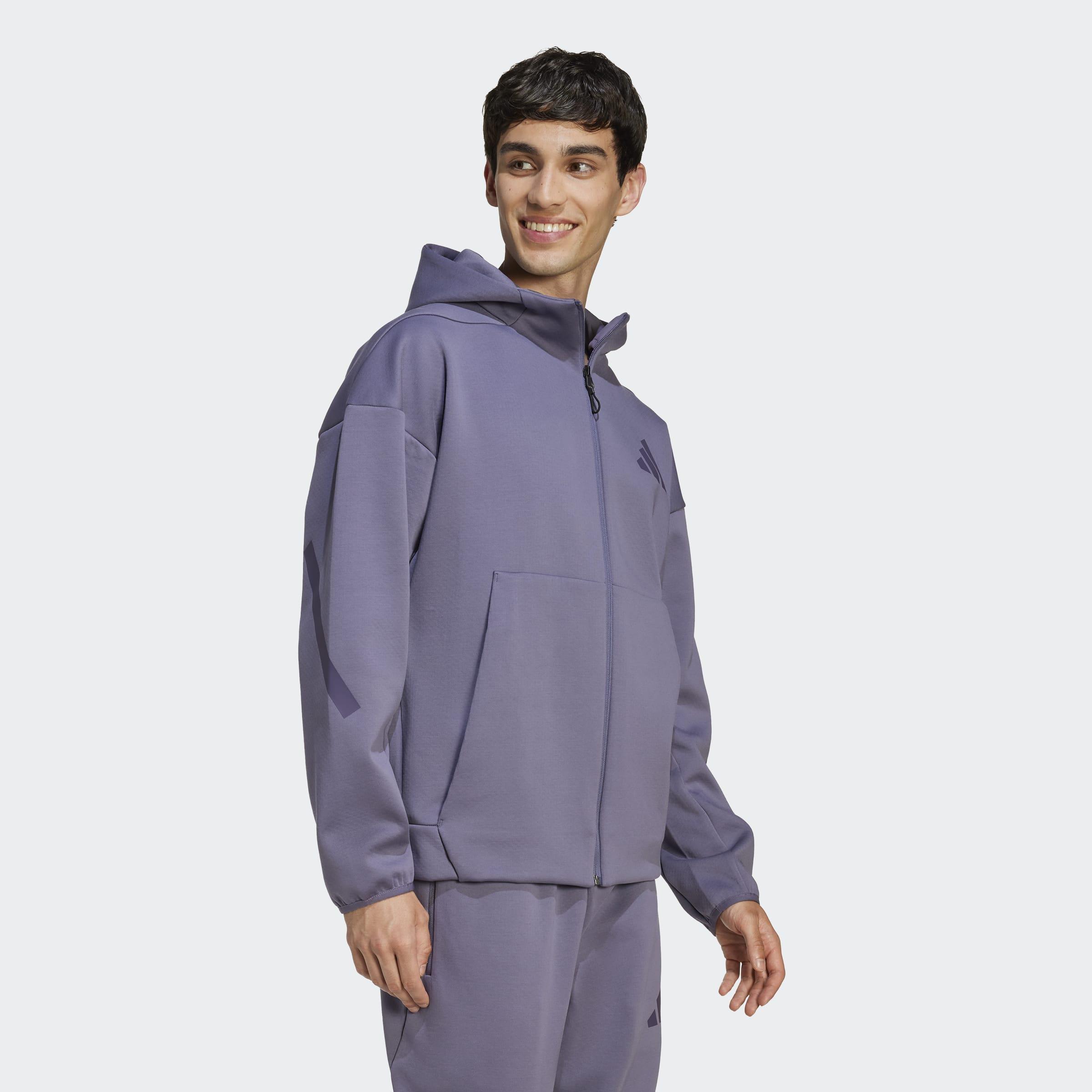 Z.N.E. Full-Zip Hooded Track Jacket, Purple, A901_ONE, large image number 5