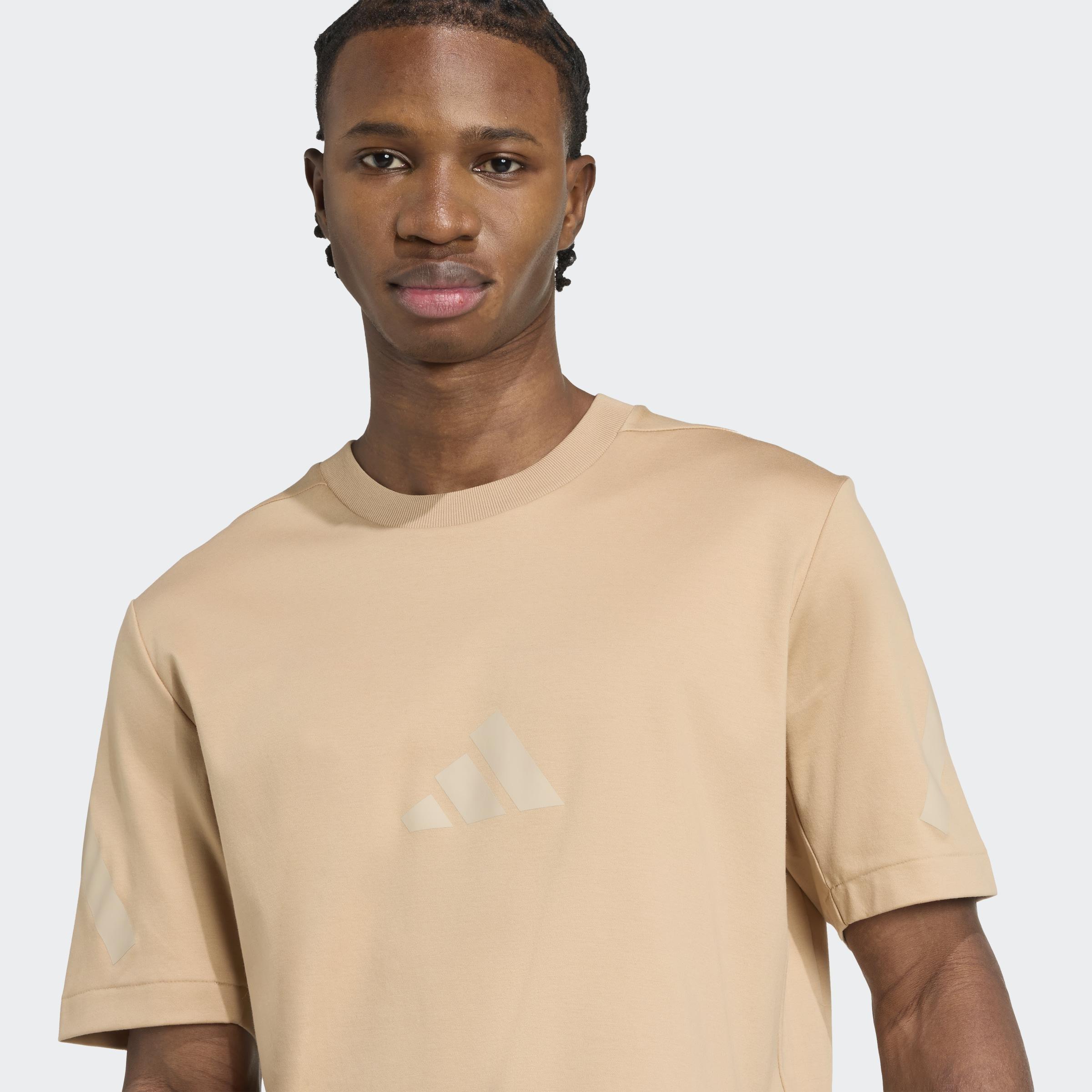 Adidas Z.N.E. T-Shirt, Brown, A901_ONE, large image number 2