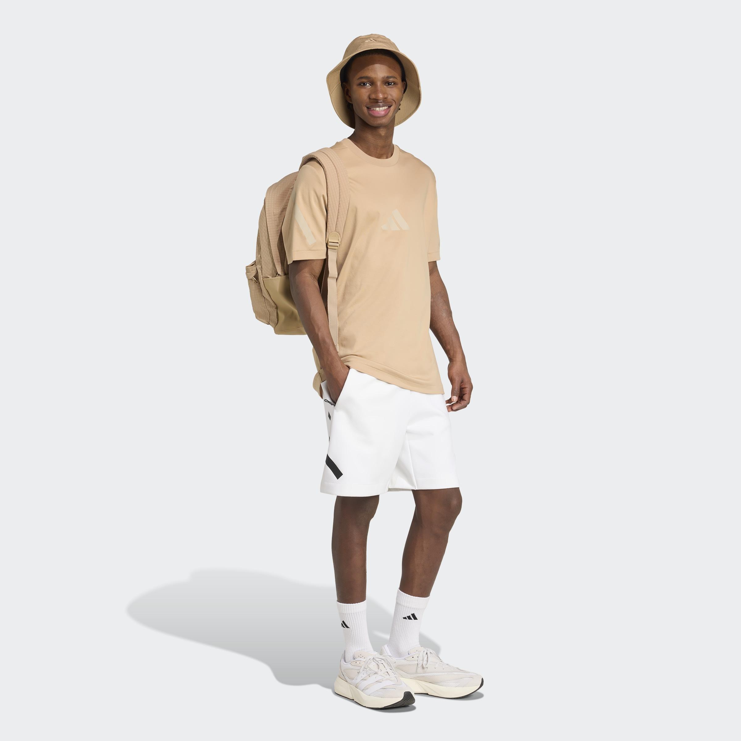 Adidas Z.N.E. T-Shirt, Brown, A901_ONE, large image number 4