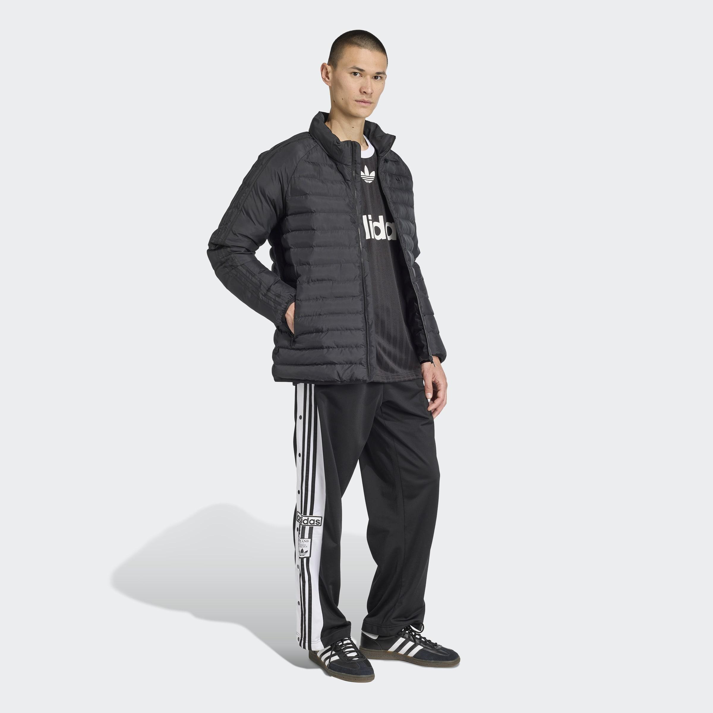 Padded Collar Jacket, Black, A901_ONE, large image number 4