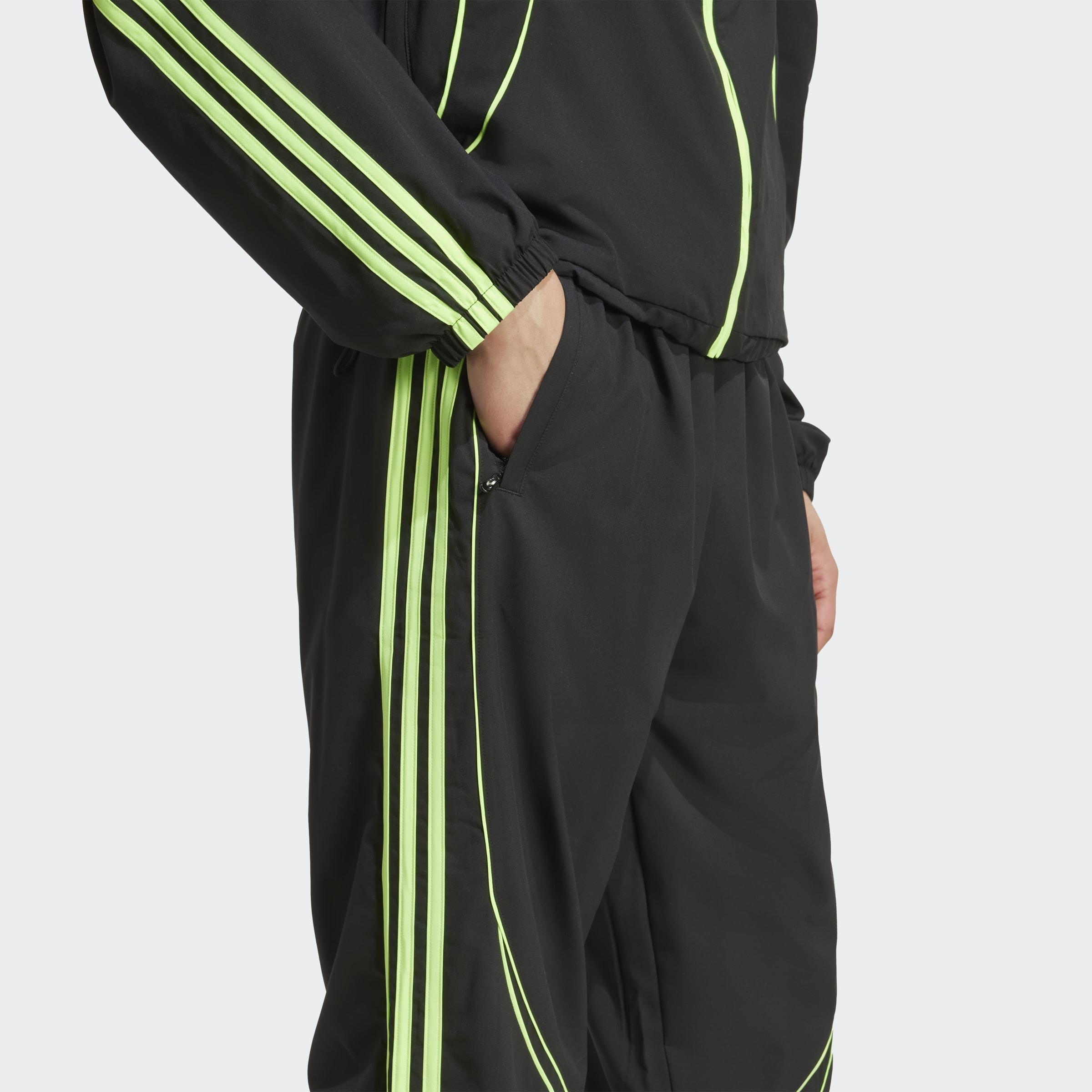 Teamgeist Adicolor Track Tracksuit Bottoms, Black, A901_ONE, large image number 3