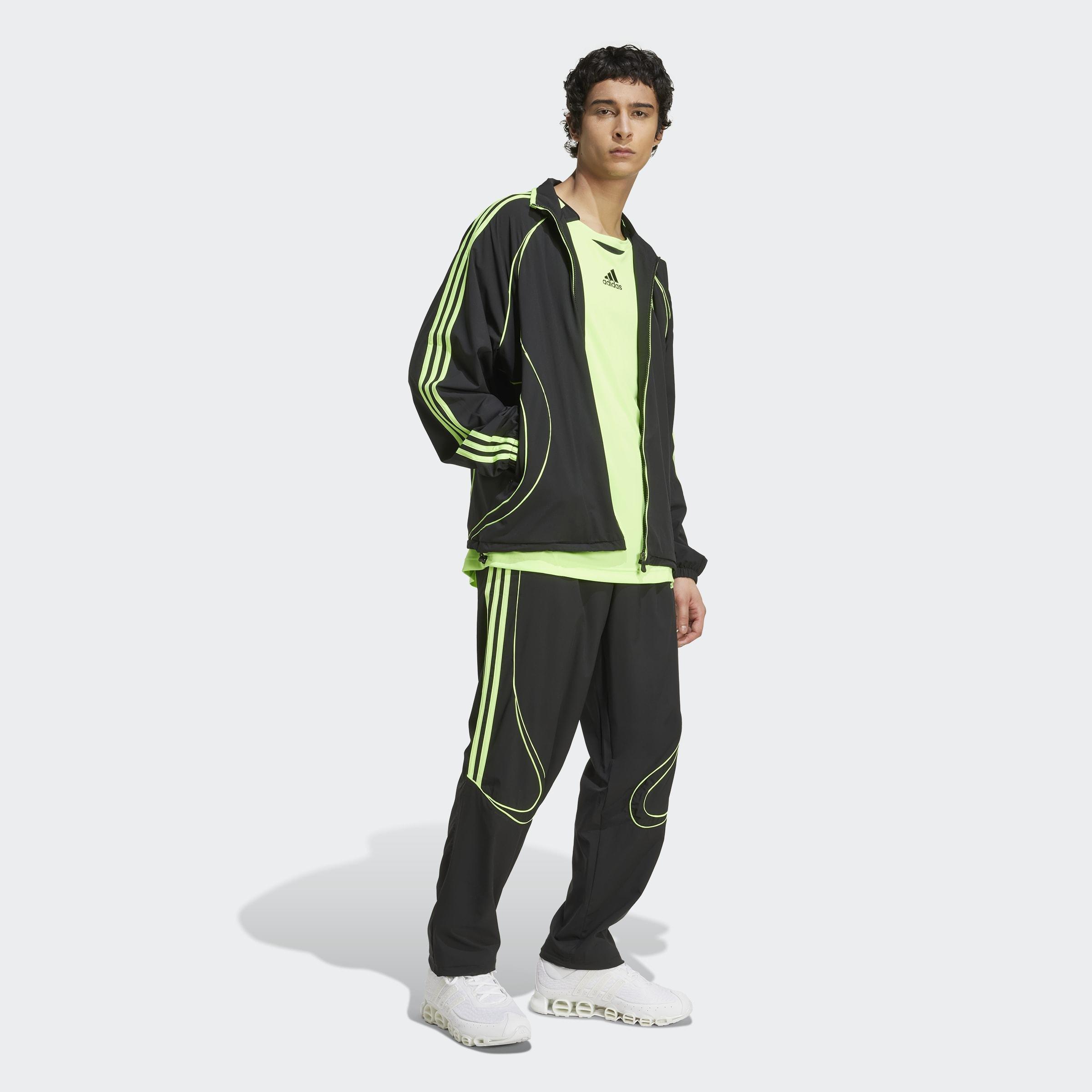 Teamgeist Adicolor Track Tracksuit Bottoms, Black, A901_ONE, large image number 4