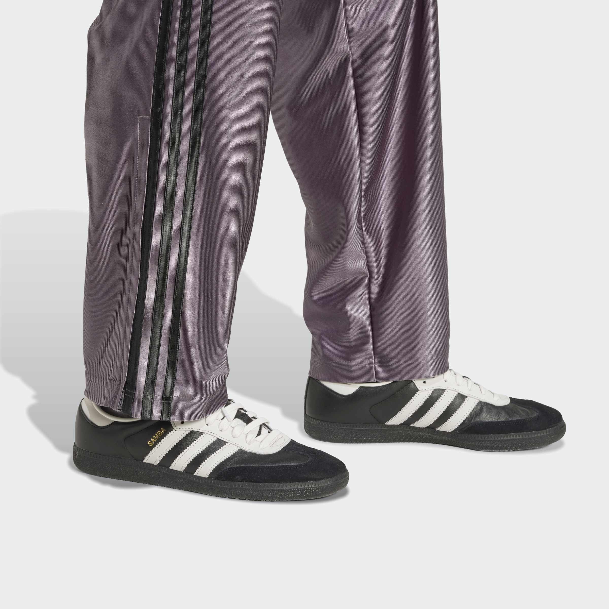 Firebird Adicolor Metallic Track Tracksuit Bottoms, Grey, A901_ONE, large image number 2