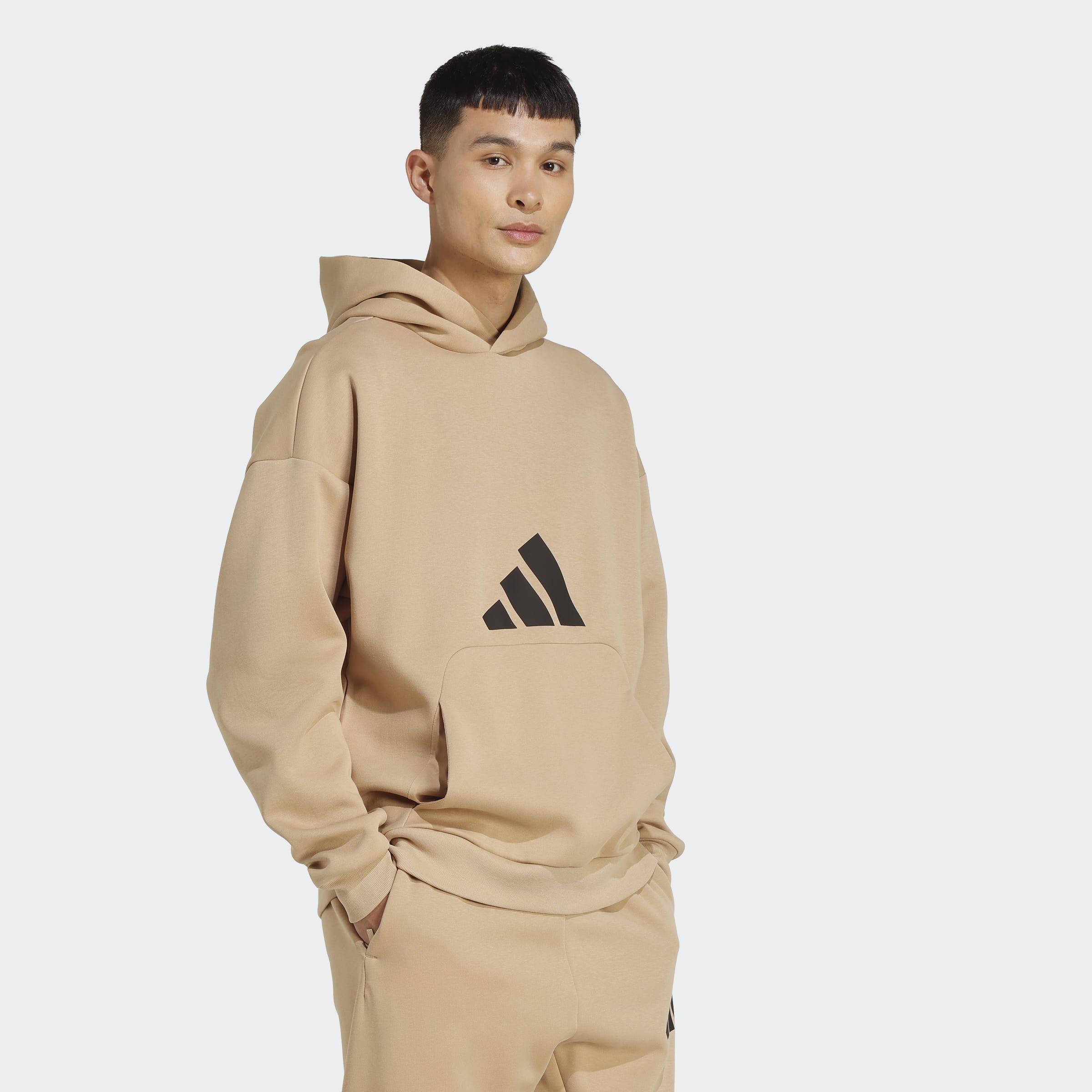 Future Icons 3 Bar Logo Hoodie, Brown, A901_ONE, large image number 5