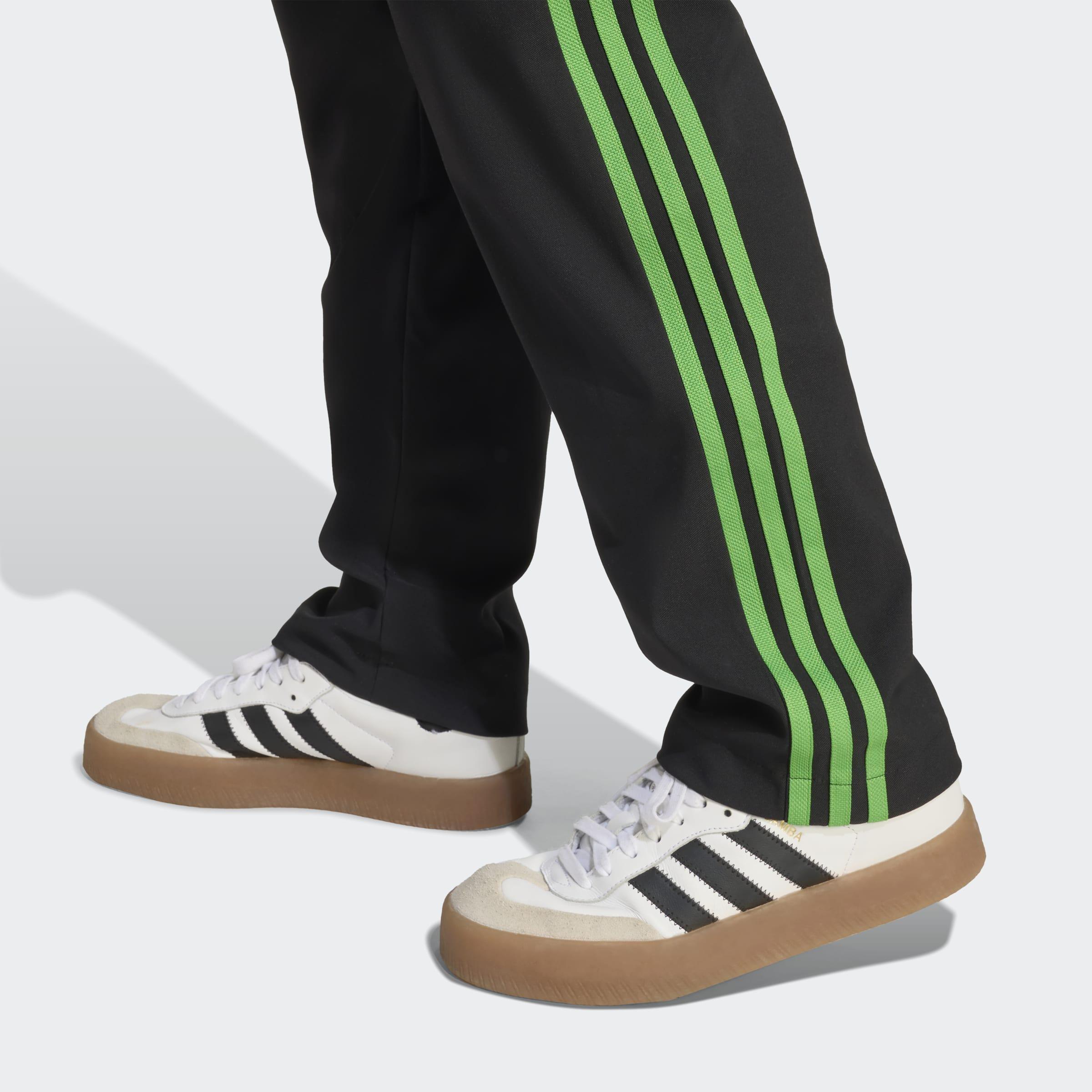 Kids Unisex Adidas X Minecraft Wide Leg Trousers, Black, A901_ONE, large image number 2