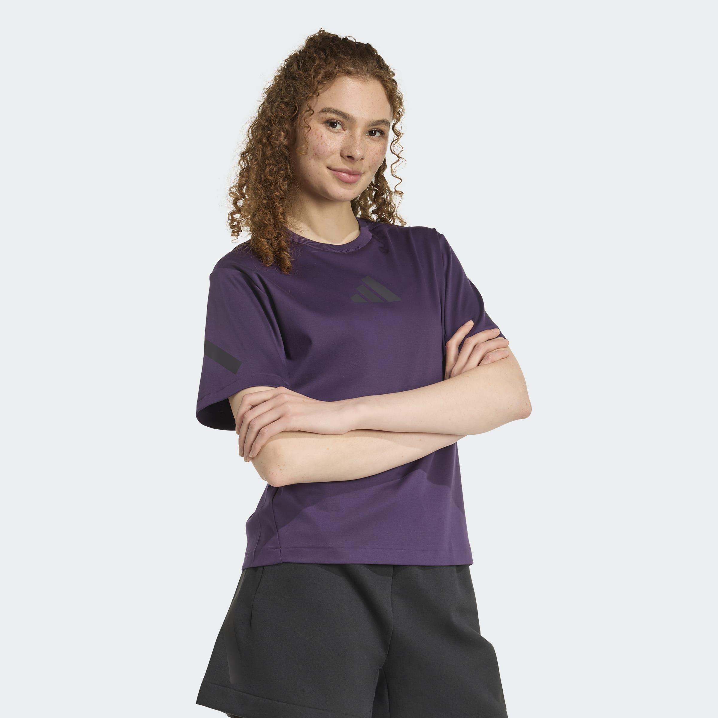 Adidas Z.N.E. T-Shirt, Purple, A901_ONE, large image number 5