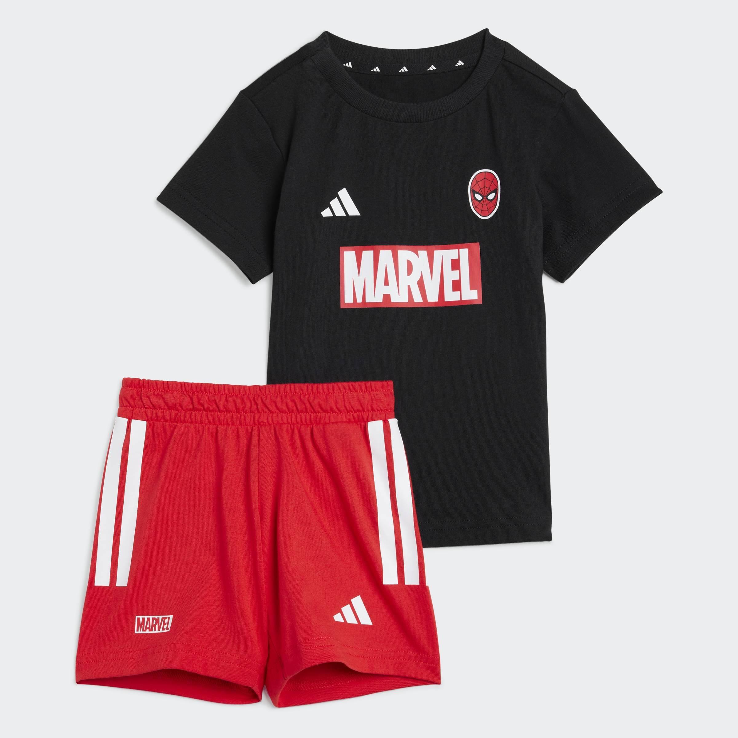 Kids Unisex Marvel Spider-Man Tee Set, Black, A901_ONE, large image number 0