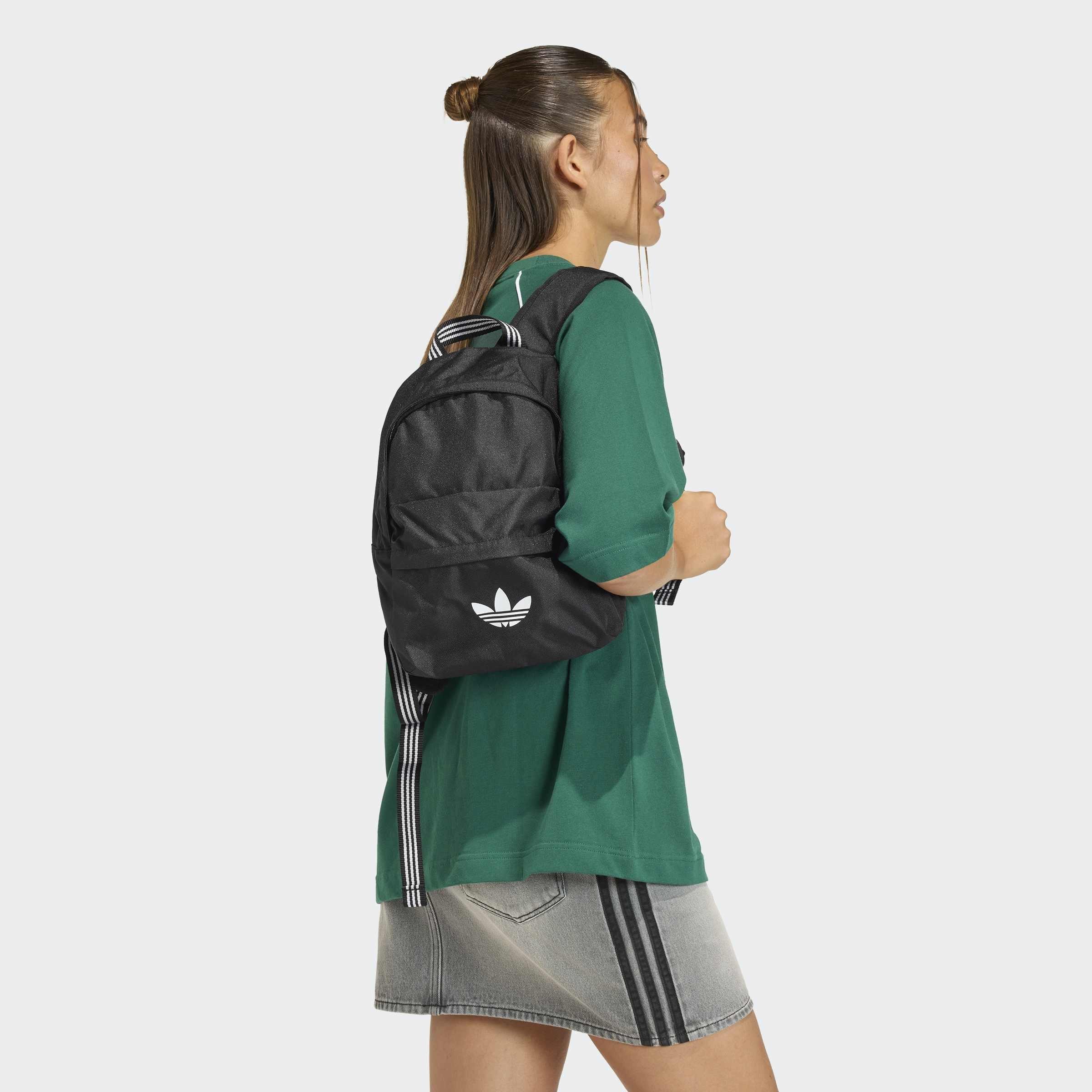 Unisex Adicolor Small Backpack, Black, A901_ONE, large image number 3
