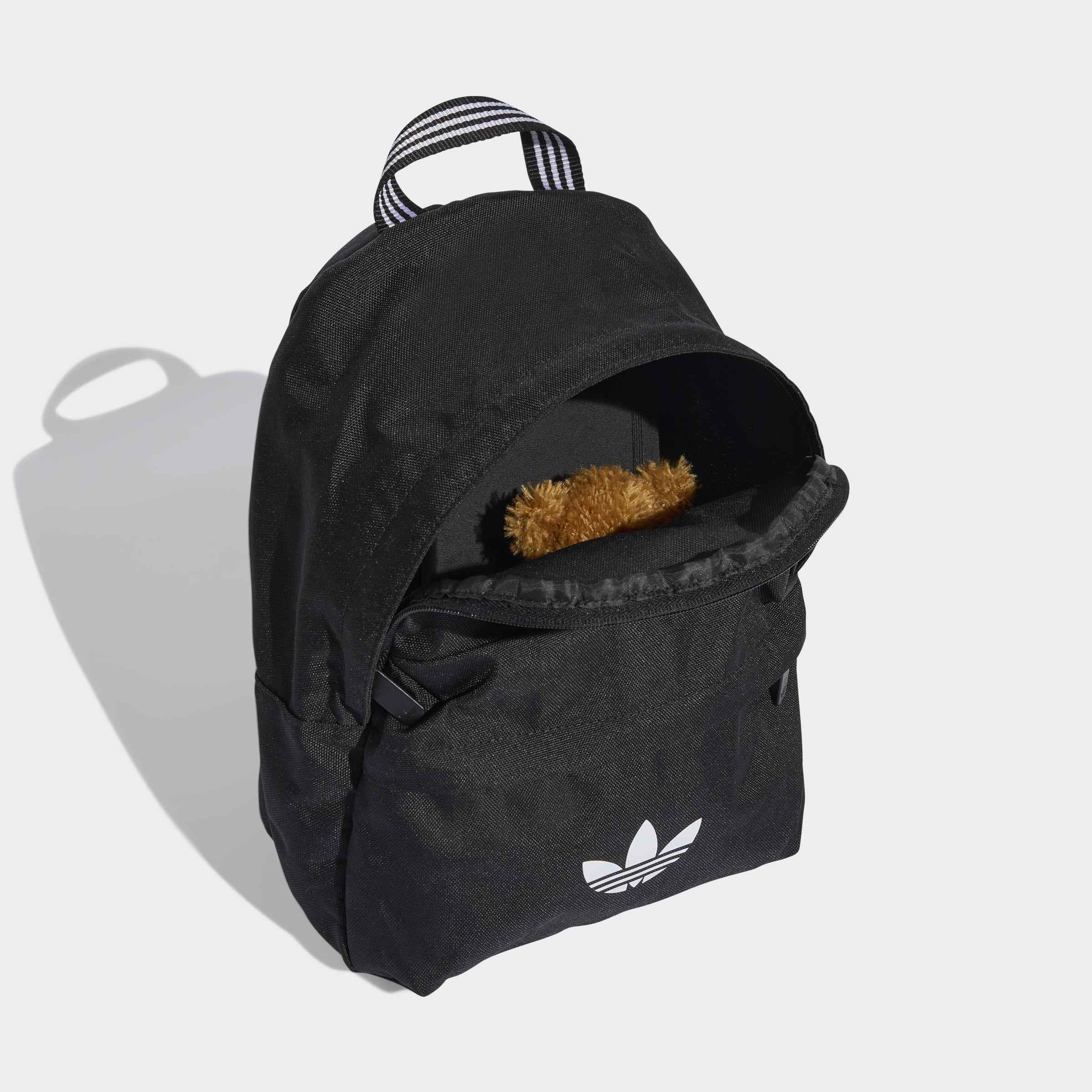 Unisex Adicolor Small Backpack, Black, A901_ONE, large image number 4