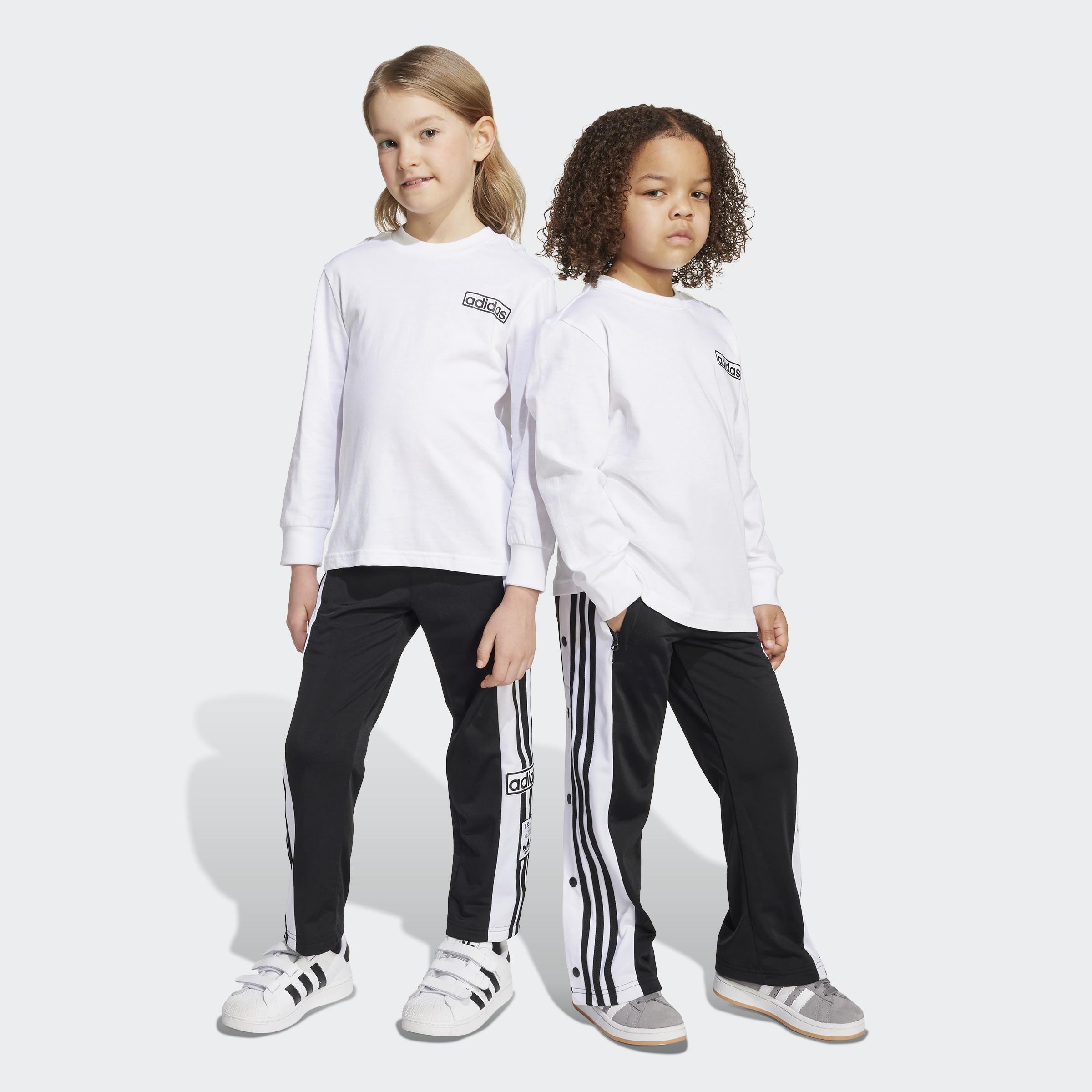 Kids Unisex Adibreak Long Sleeve Tee Set, Black, A901_ONE, large image number 7
