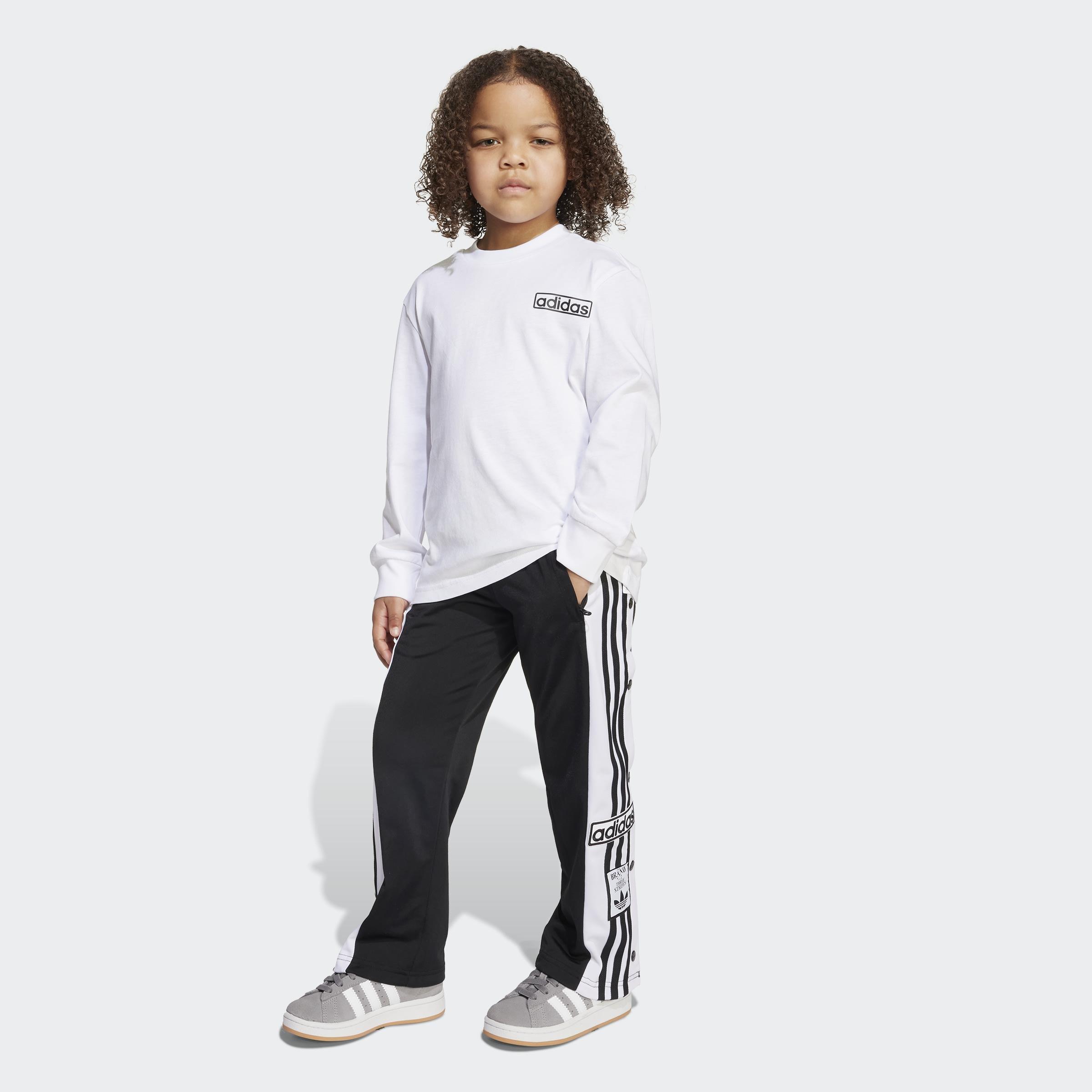 Kids Unisex Adibreak Long Sleeve Tee Set, Black, A901_ONE, large image number 8