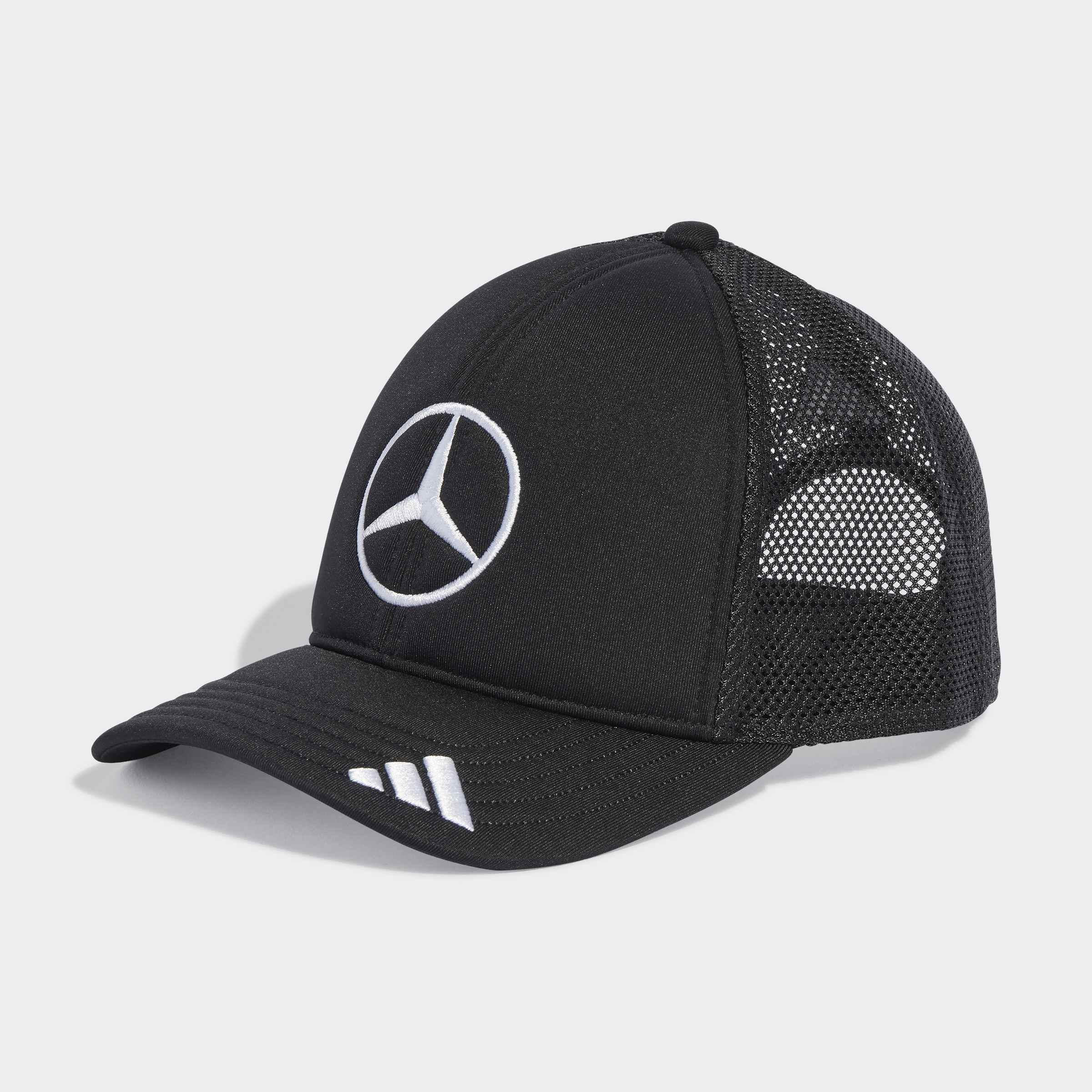 Unisex Mercedes - AMG Petronas Formula One Team Snapback Star Trucker Cap, Black, A901_ONE, large image number 0