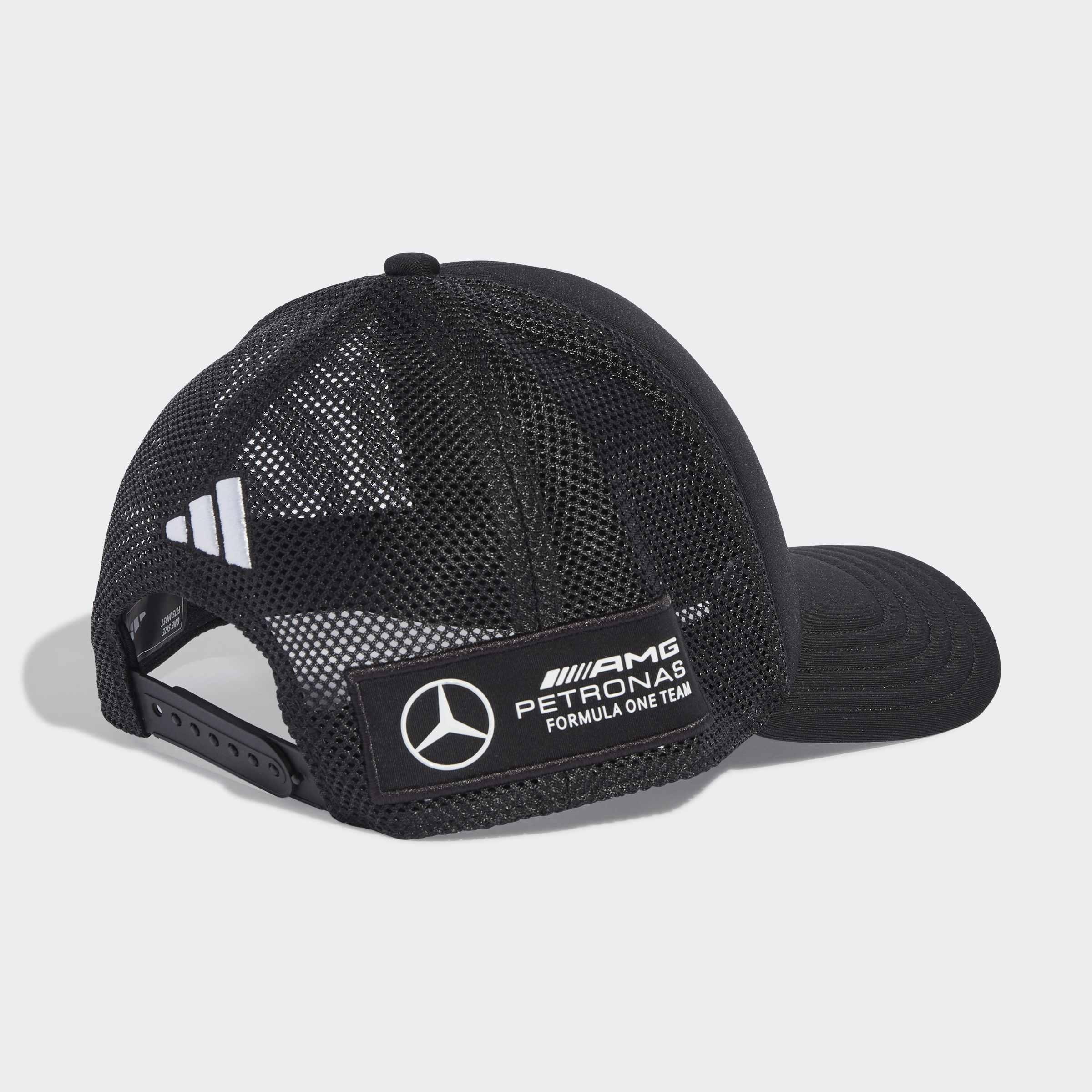 Unisex Mercedes - AMG Petronas Formula One Team Snapback Star Trucker Cap, Black, A901_ONE, large image number 1