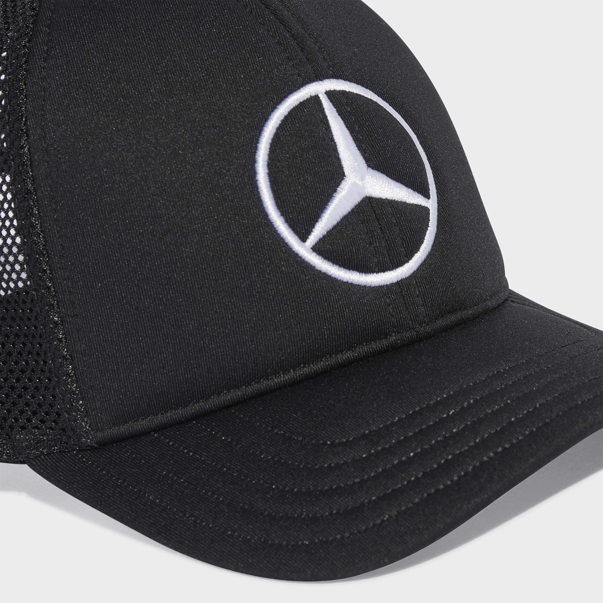 Unisex Mercedes - AMG Petronas Formula One Team Snapback Star Trucker Cap, Black, A901_ONE, large image number 2