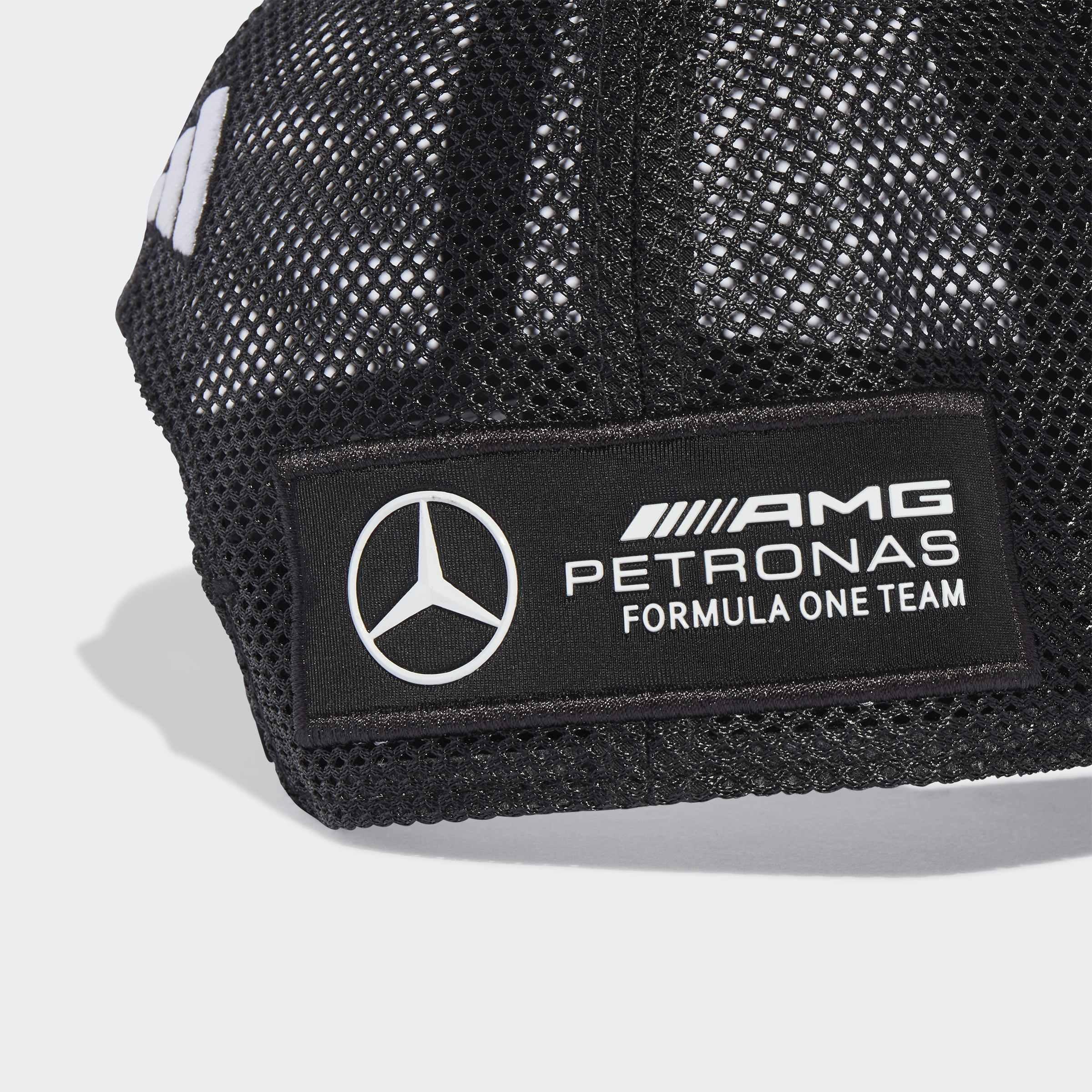 Unisex Mercedes - AMG Petronas Formula One Team Snapback Star Trucker Cap, Black, A901_ONE, large image number 3