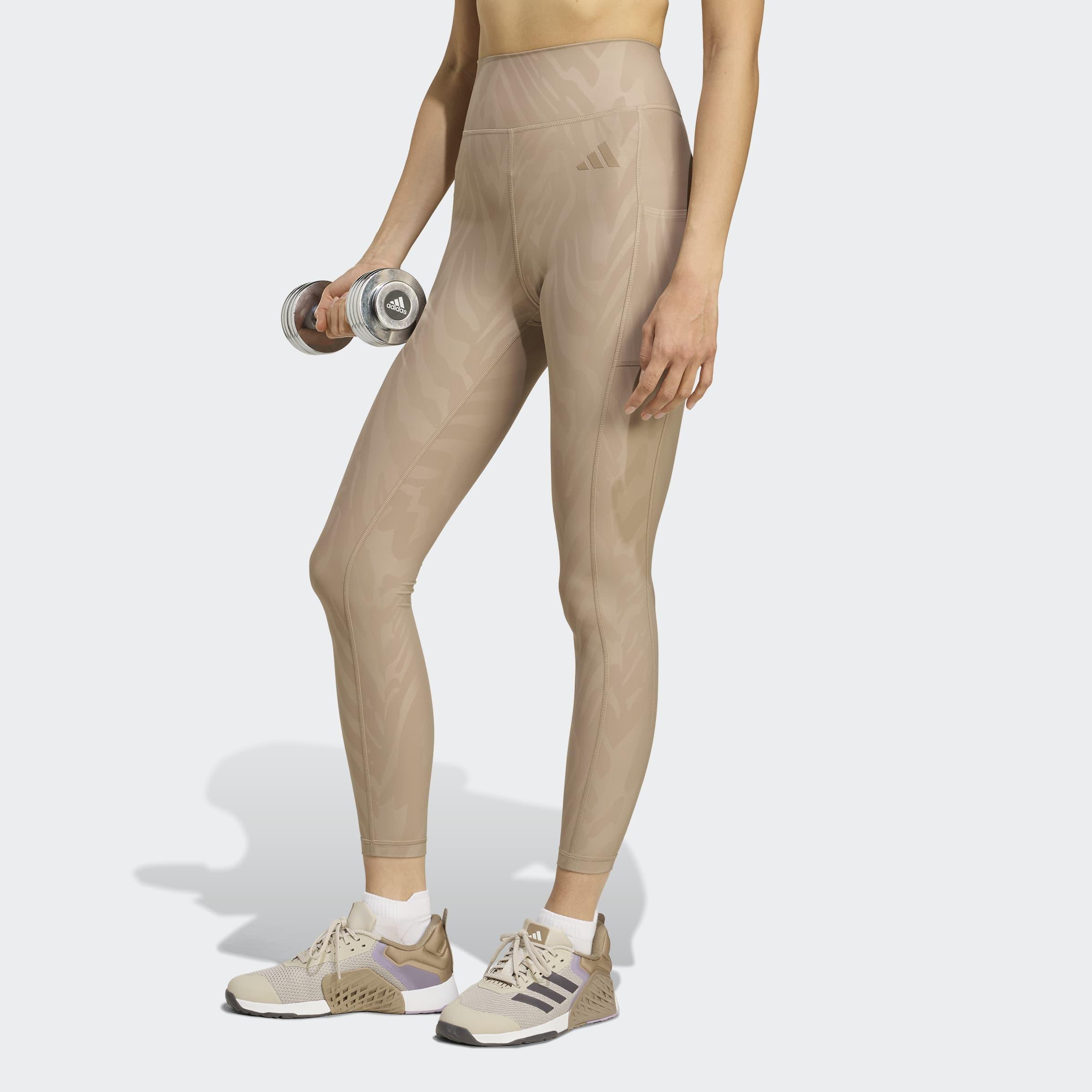 Optime Aop Full-Length Legging, Brown, A901_ONE, large image number 5