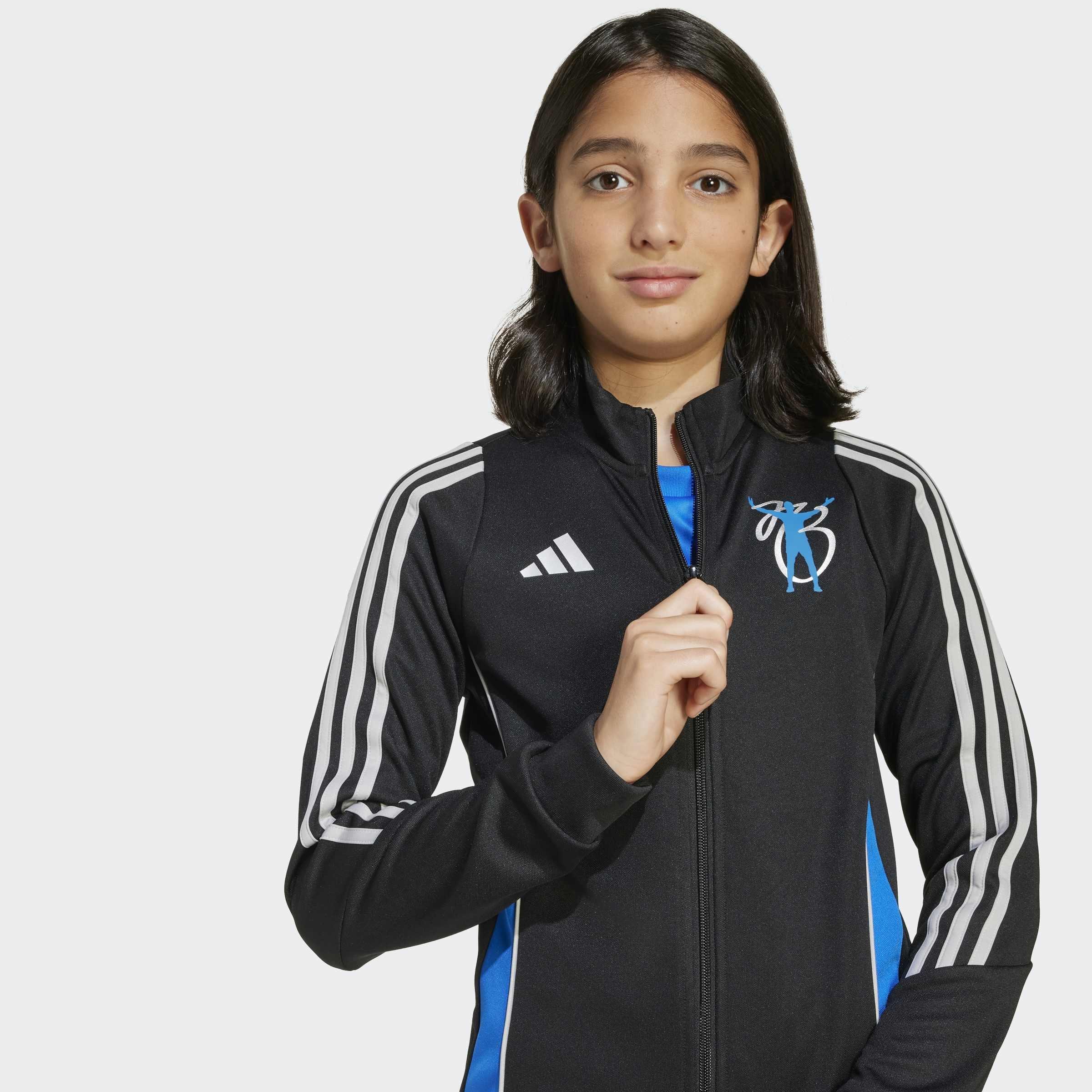 Kids Unisex Jude Bellingham Training Track Top, Black, A901_ONE, large image number 4