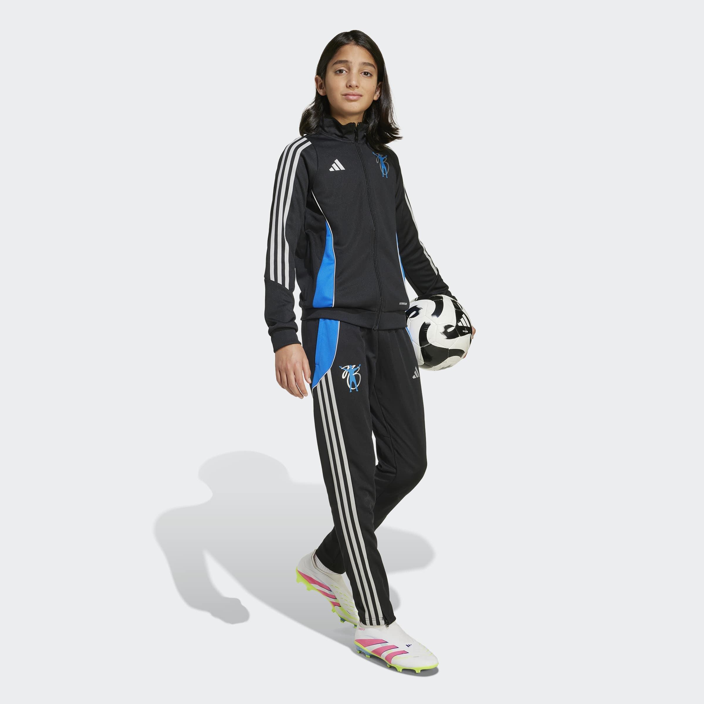 Kids Unisex Jude Bellingham Training Track Top, Black, A901_ONE, large image number 7