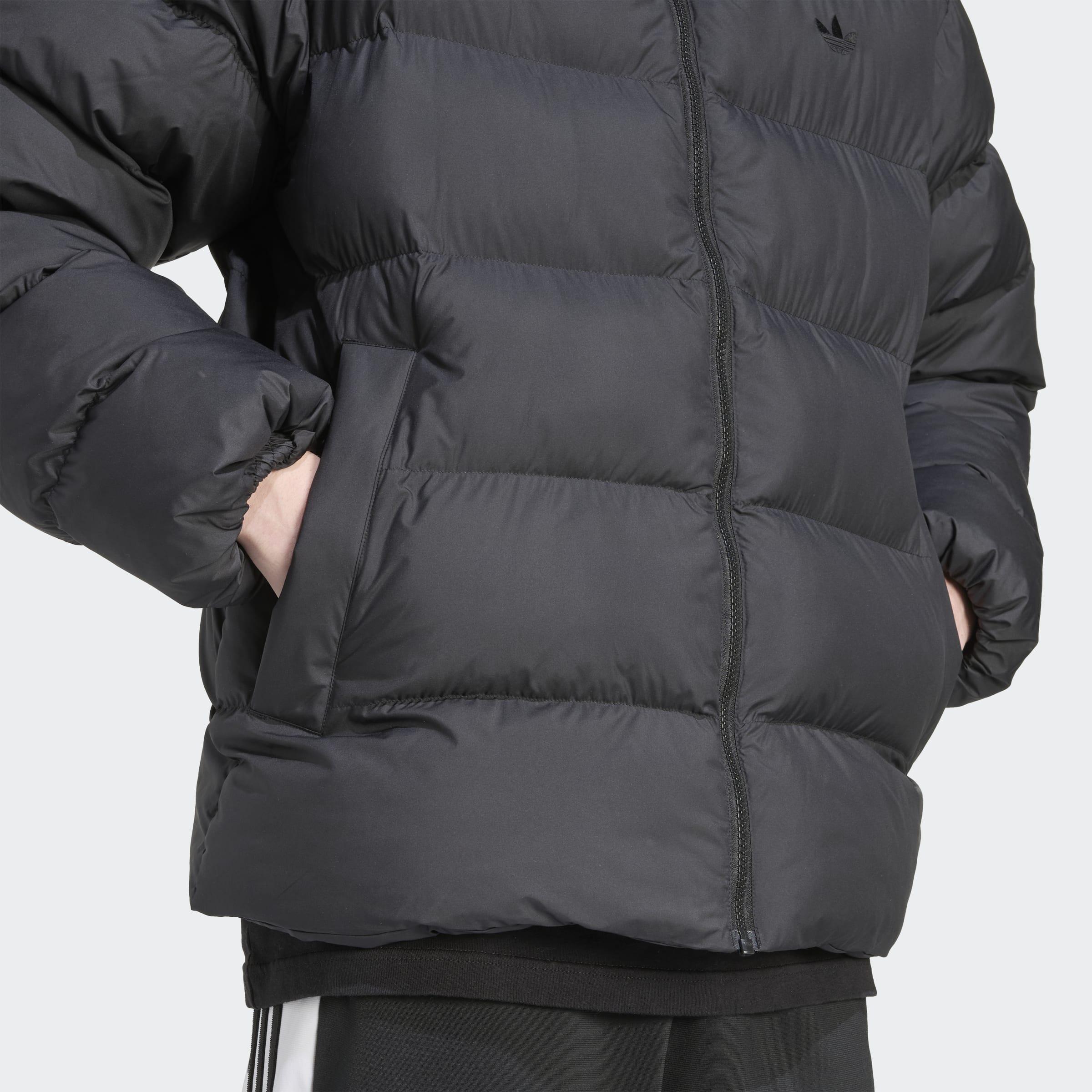 Tonal Hooded Puffer Jacket, Black, A901_ONE, large image number 3