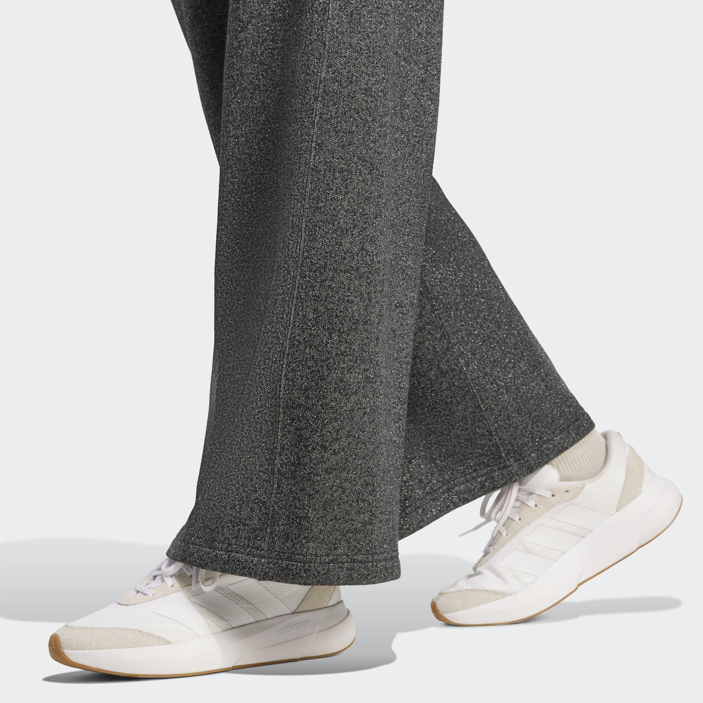 All SZN Holiday Glitter Fleece Loose Joggers, Black, A901_ONE, large image number 2