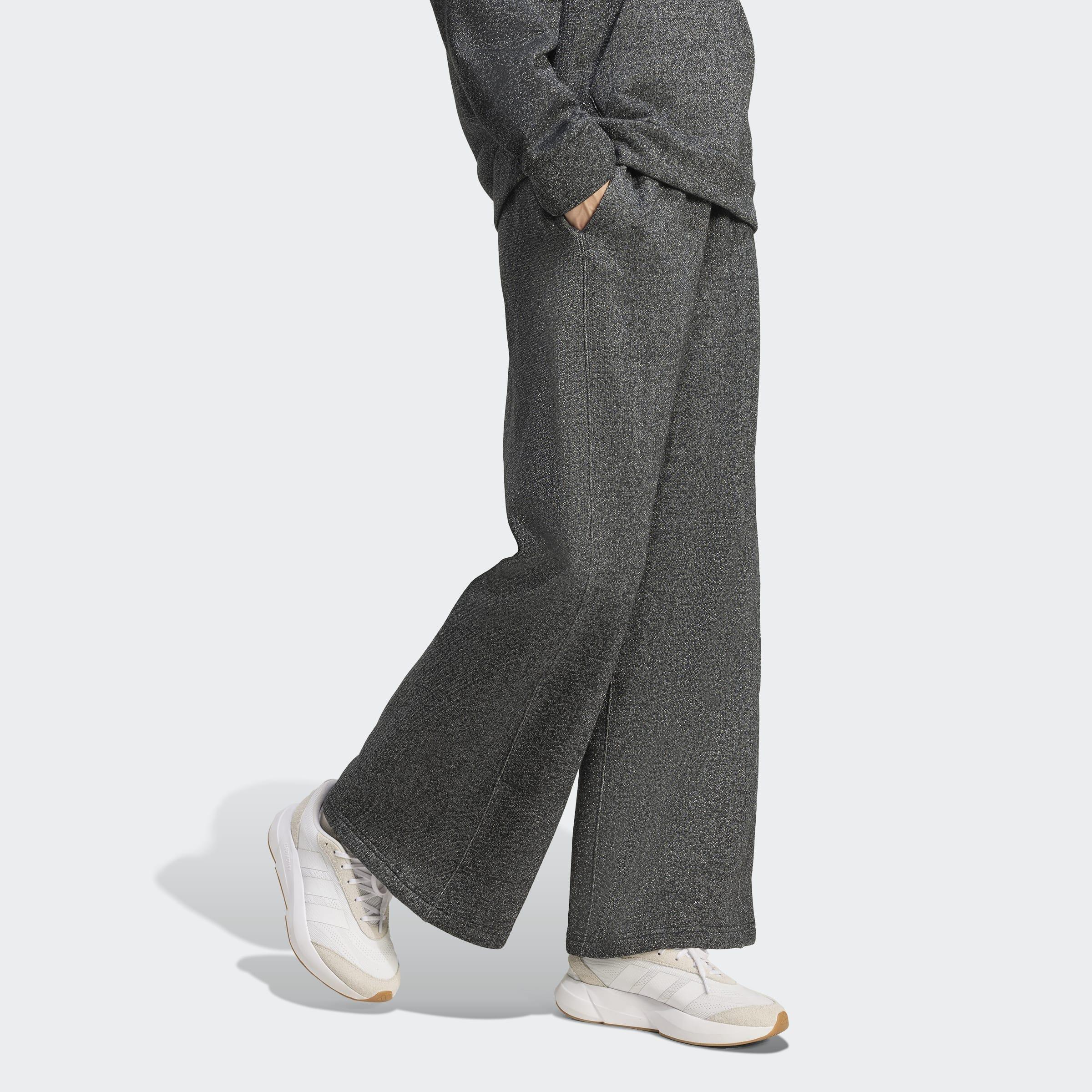 All SZN Holiday Glitter Fleece Loose Joggers, Black, A901_ONE, large image number 5