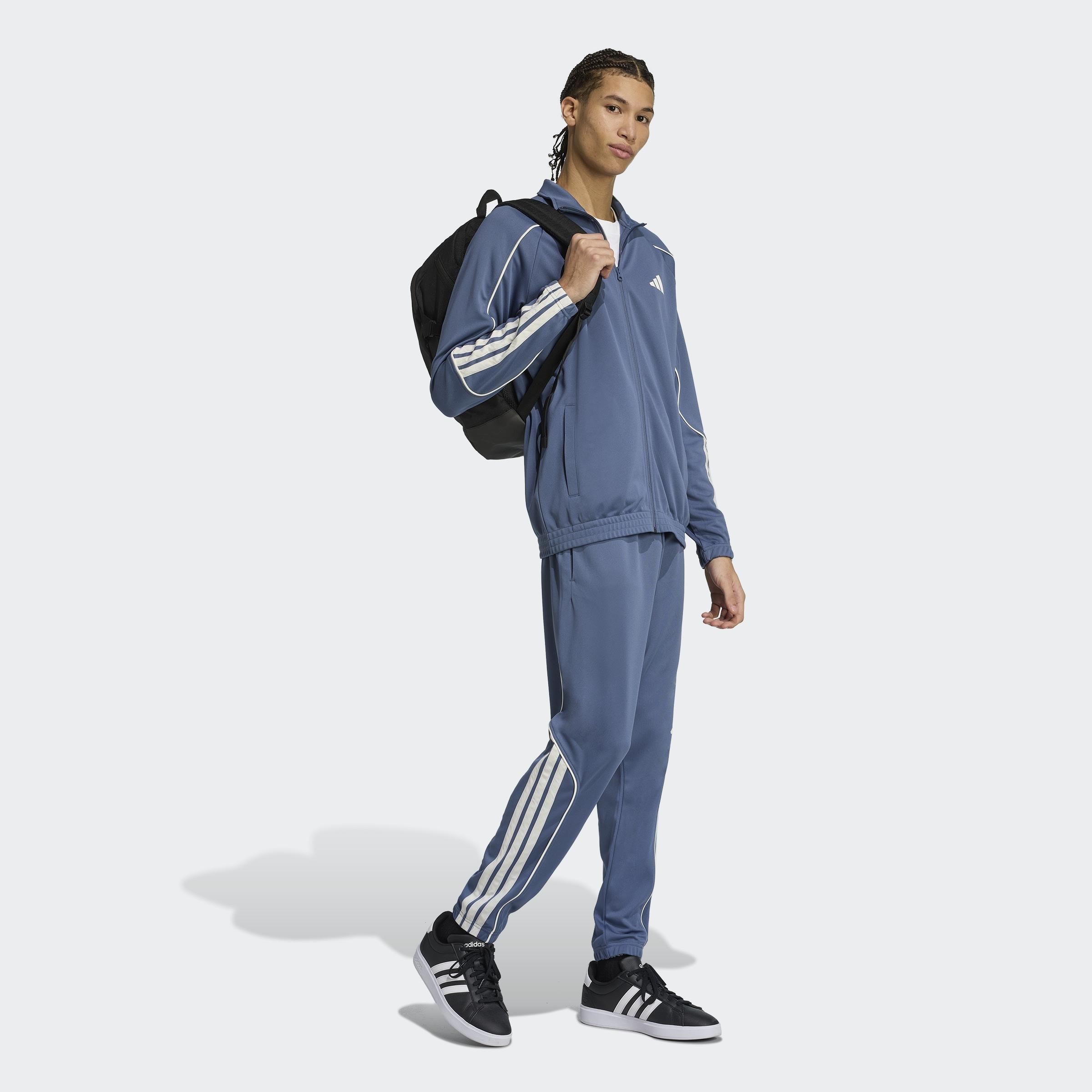 Stadium 3-Stripes Tracksuit, Blue, A901_ONE, large image number 4