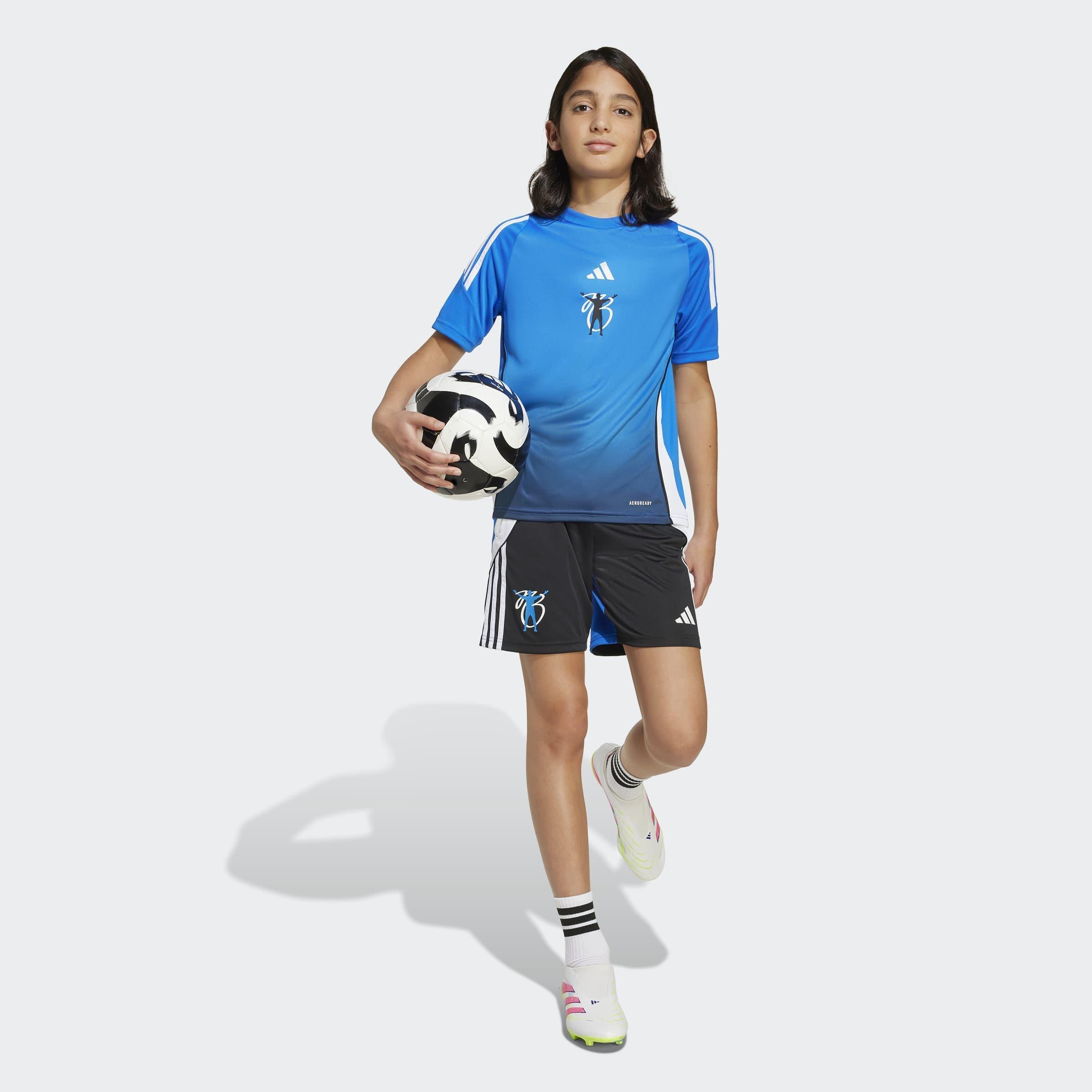 Kids Unisex Jude Bellingham Training Shorts, Black, A901_ONE, large image number 10