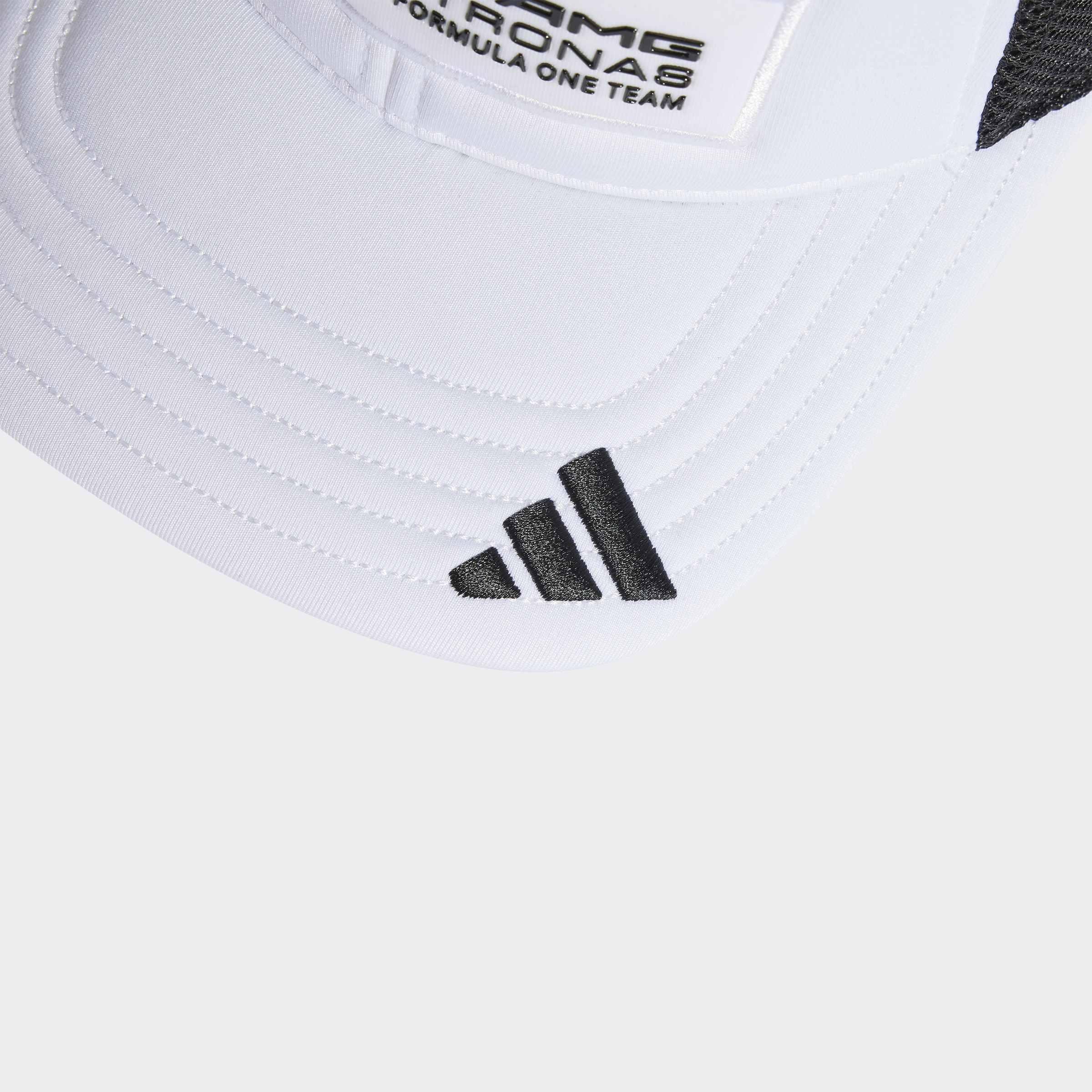 Unisex Mercedes - AMG Petronas Formula One Team Snapback Logo Trucker Cap, White, A901_ONE, large image number 3
