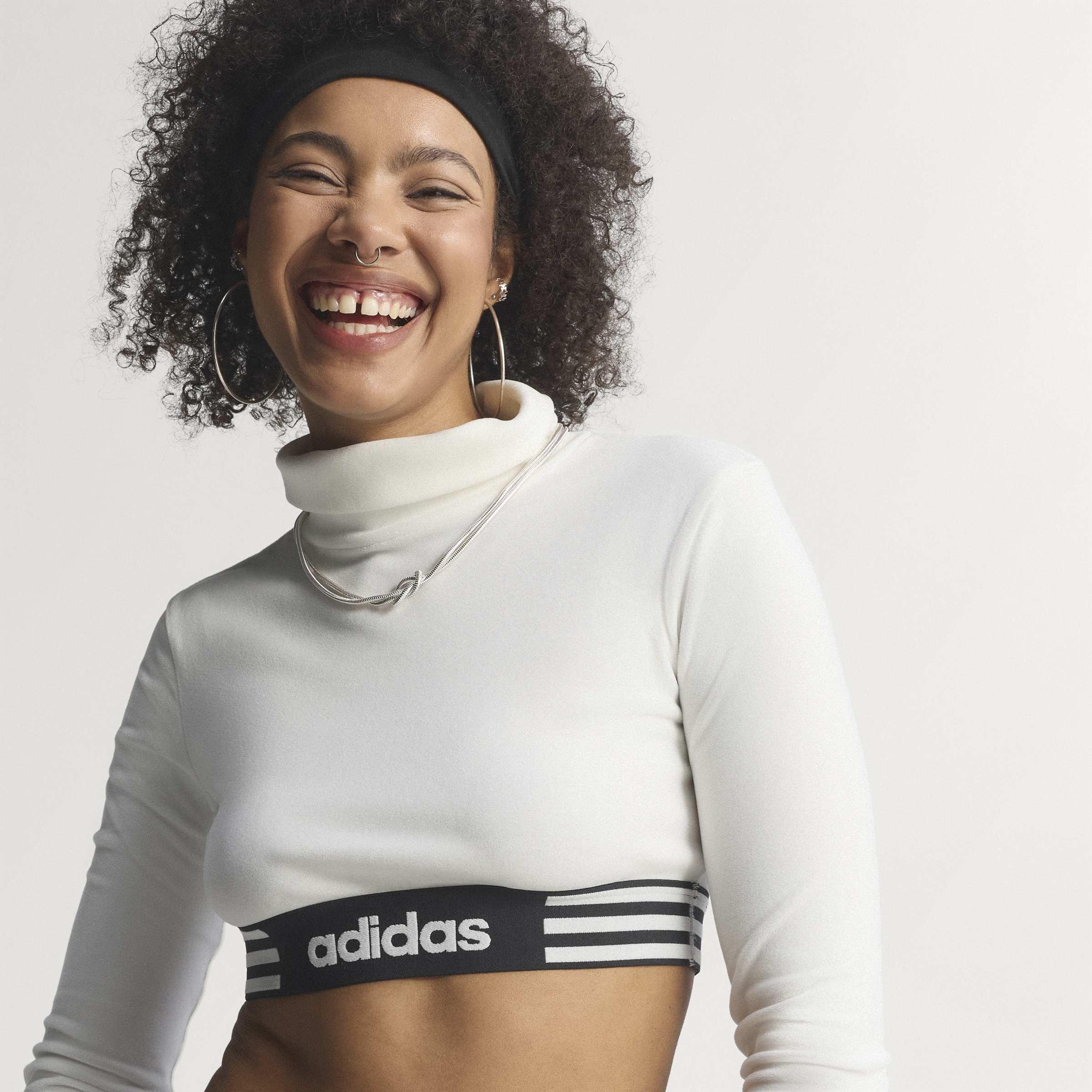 Winterized LS Crop Long-Sleeve Top, White, A901_ONE, large image number 4