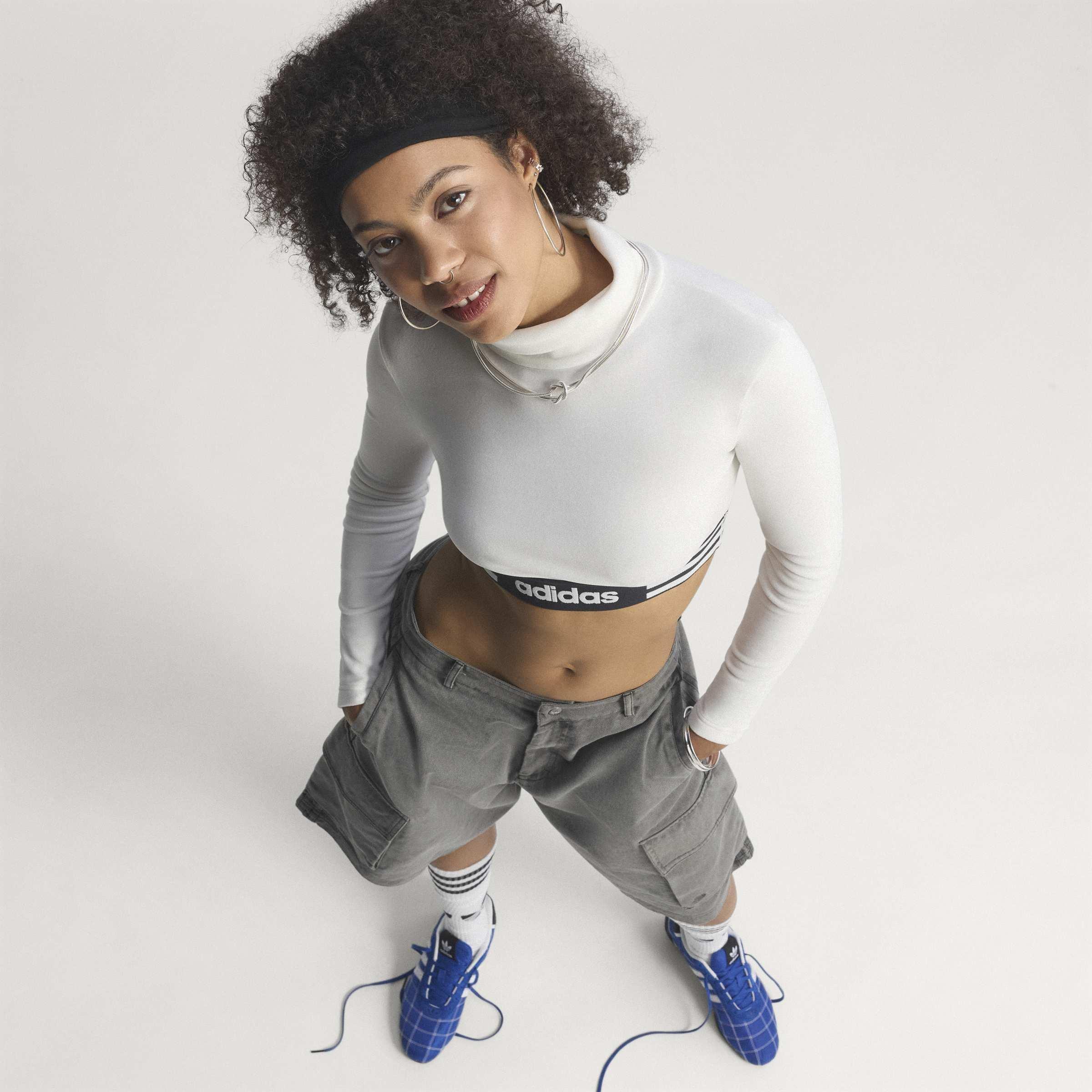 Winterized LS Crop Long-Sleeve Top, White, A901_ONE, large image number 9