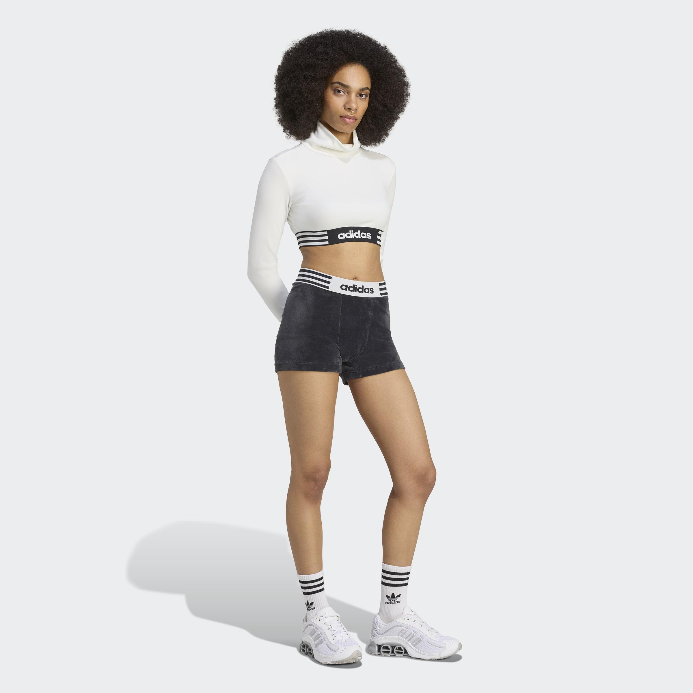 Winterized LS Crop Long-Sleeve Top, White, A901_ONE, large image number 14