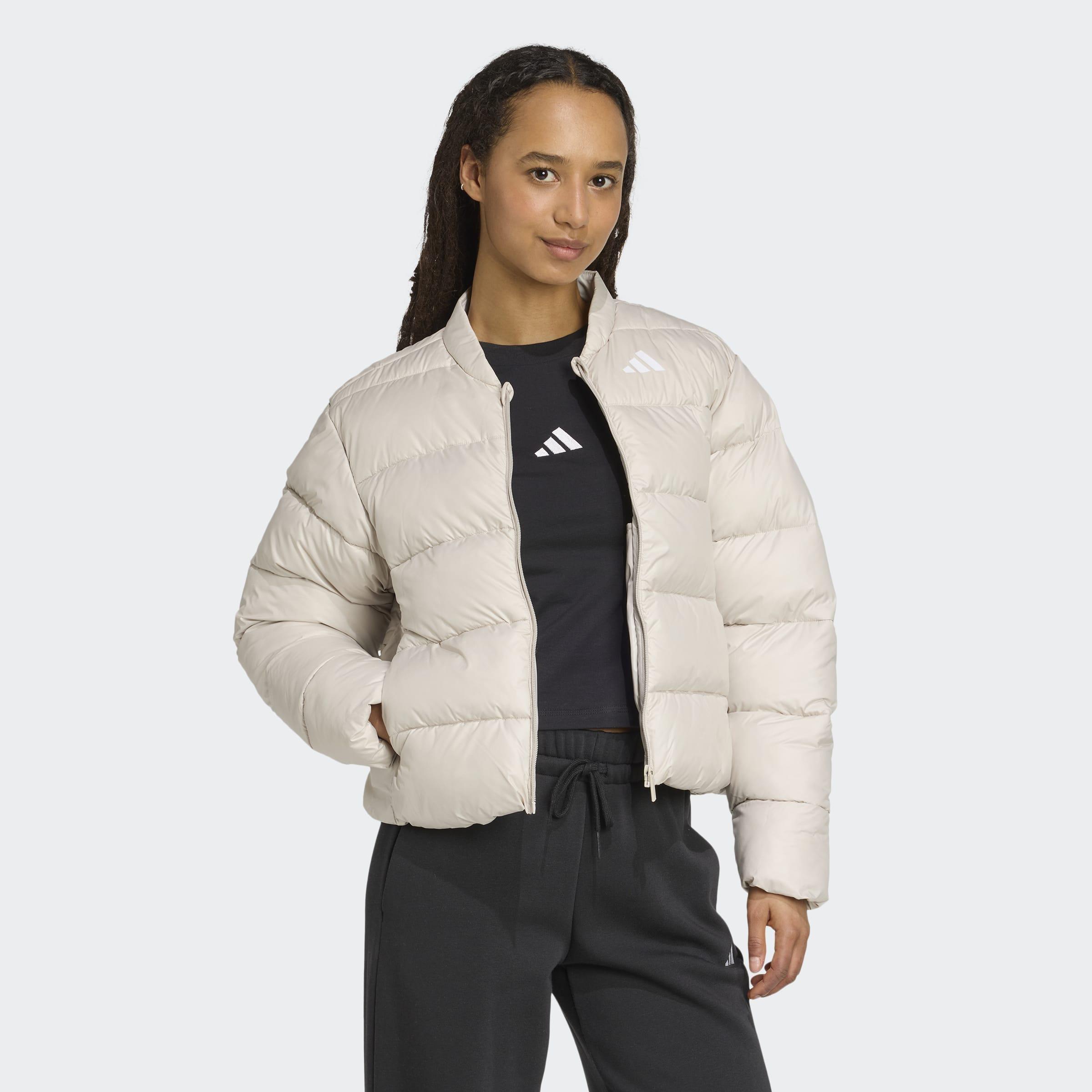Essentials Climawarm Synthetic Down Puffer Jackets, Grey, A901_ONE, large image number 4