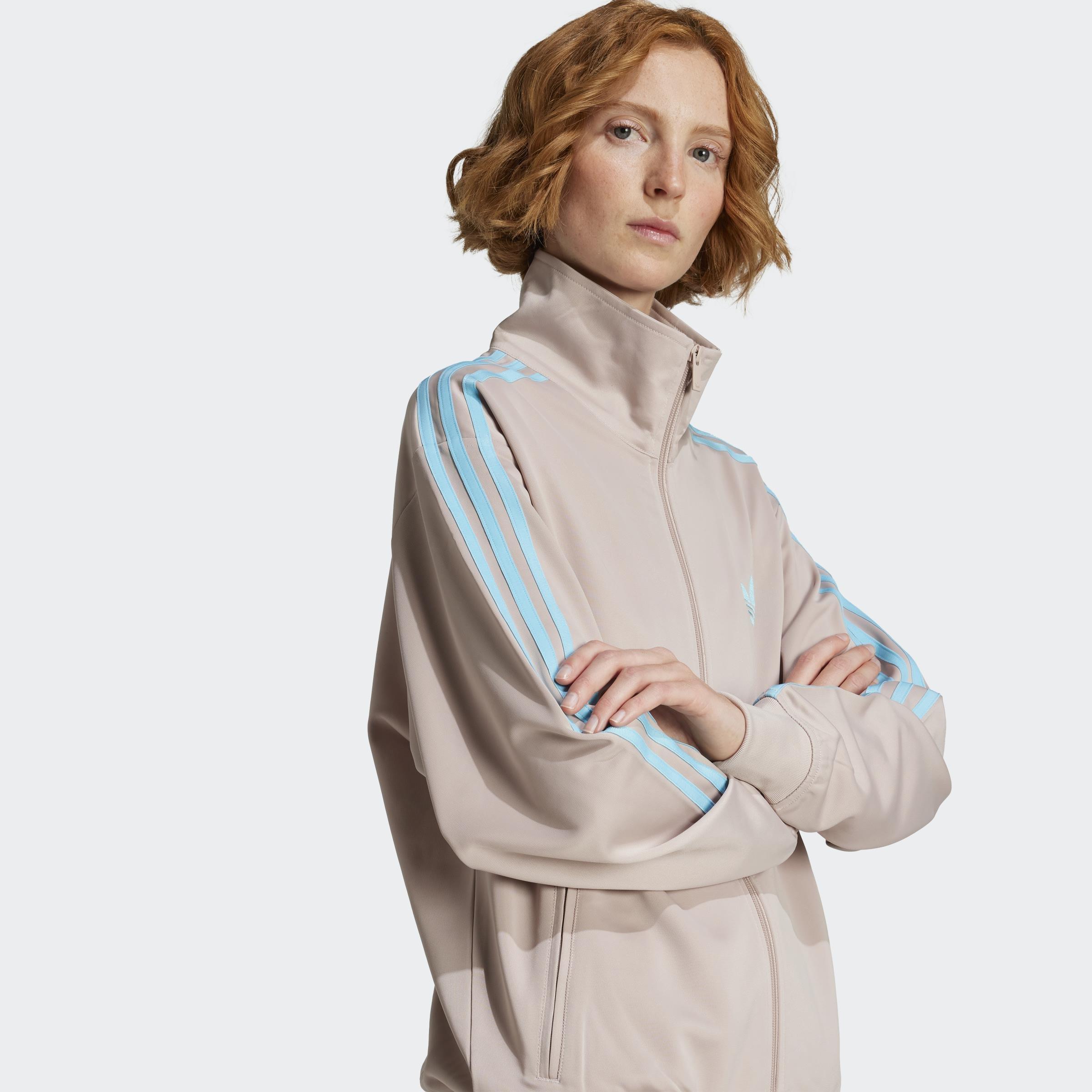 Adicolor Classic Firebird Loose Track Top, Brown, A901_ONE, large image number 3