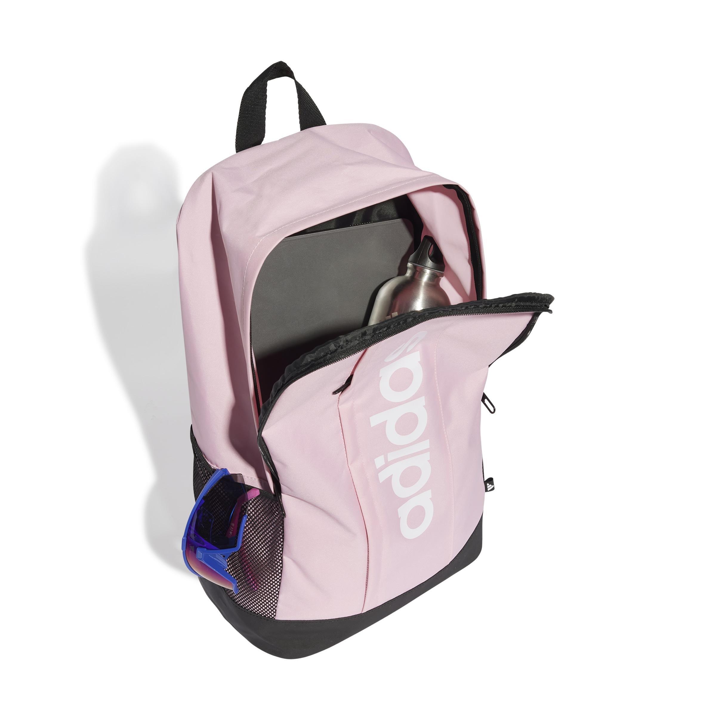 Unisex Linear Backpack, Pink, A901_ONE, large image number 1