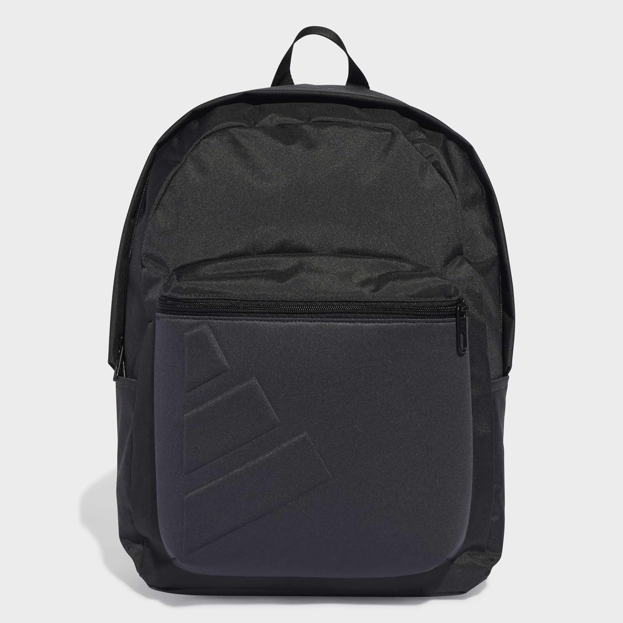 Unisex Essentials Embossed Logo Backpack, Grey