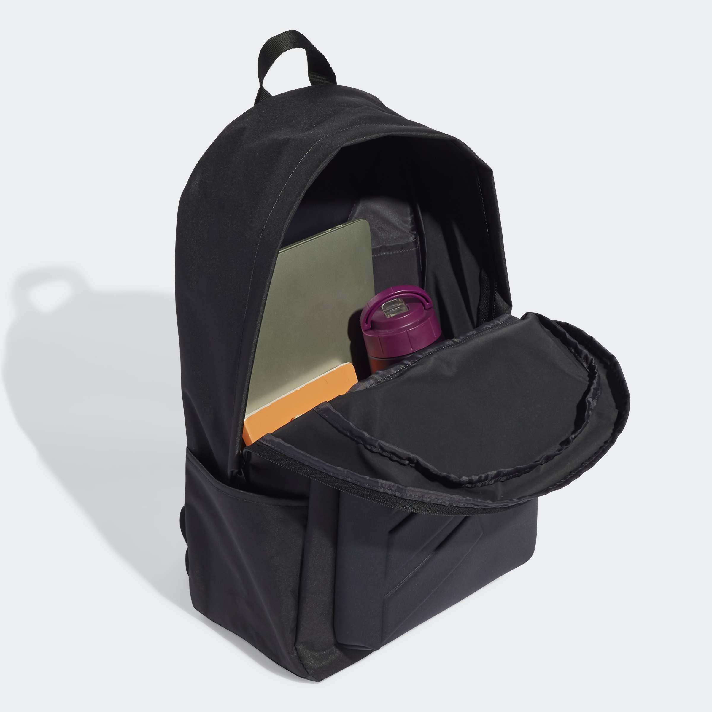 Unisex Essentials Embossed Logo Backpack, Grey, A901_ONE, large image number 2