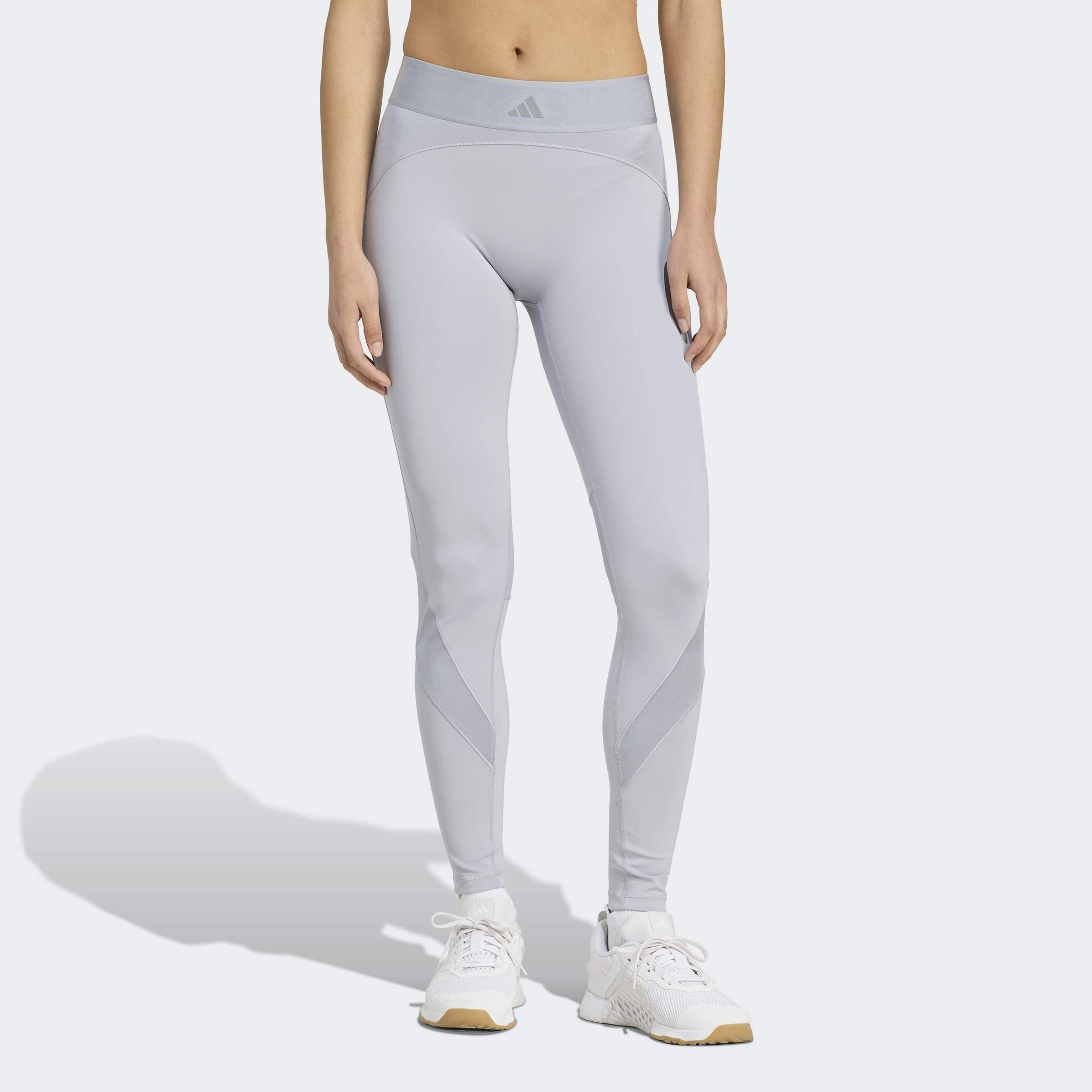 Hyperglam Shine Full-Length Leggings, Grey, A901_ONE, large image number 5