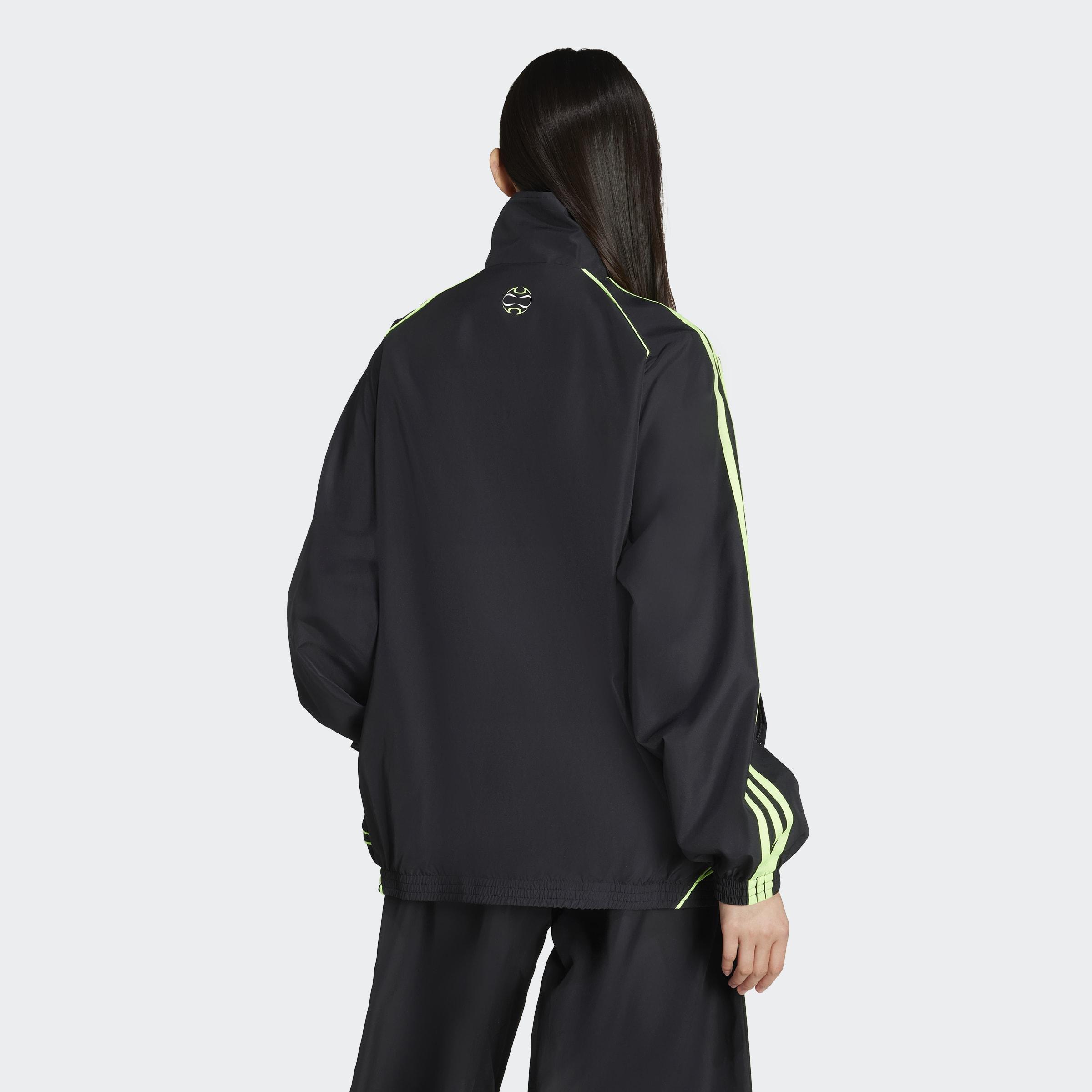 Teamgeist Adicolor Oversized Woven Track Top, Black, A901_ONE, medium