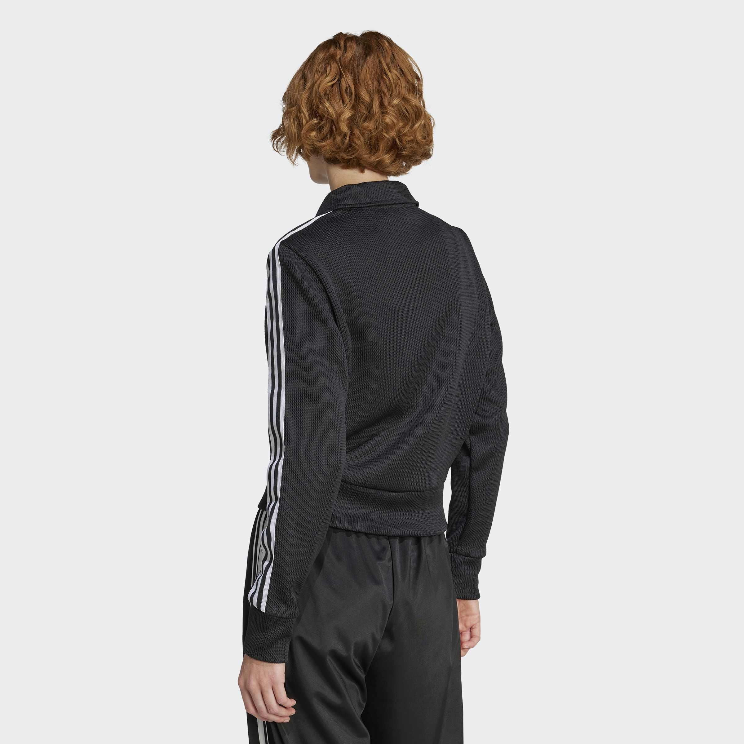 Firebird Adicolor Knit Track Top, Black, A901_ONE, large image number 1