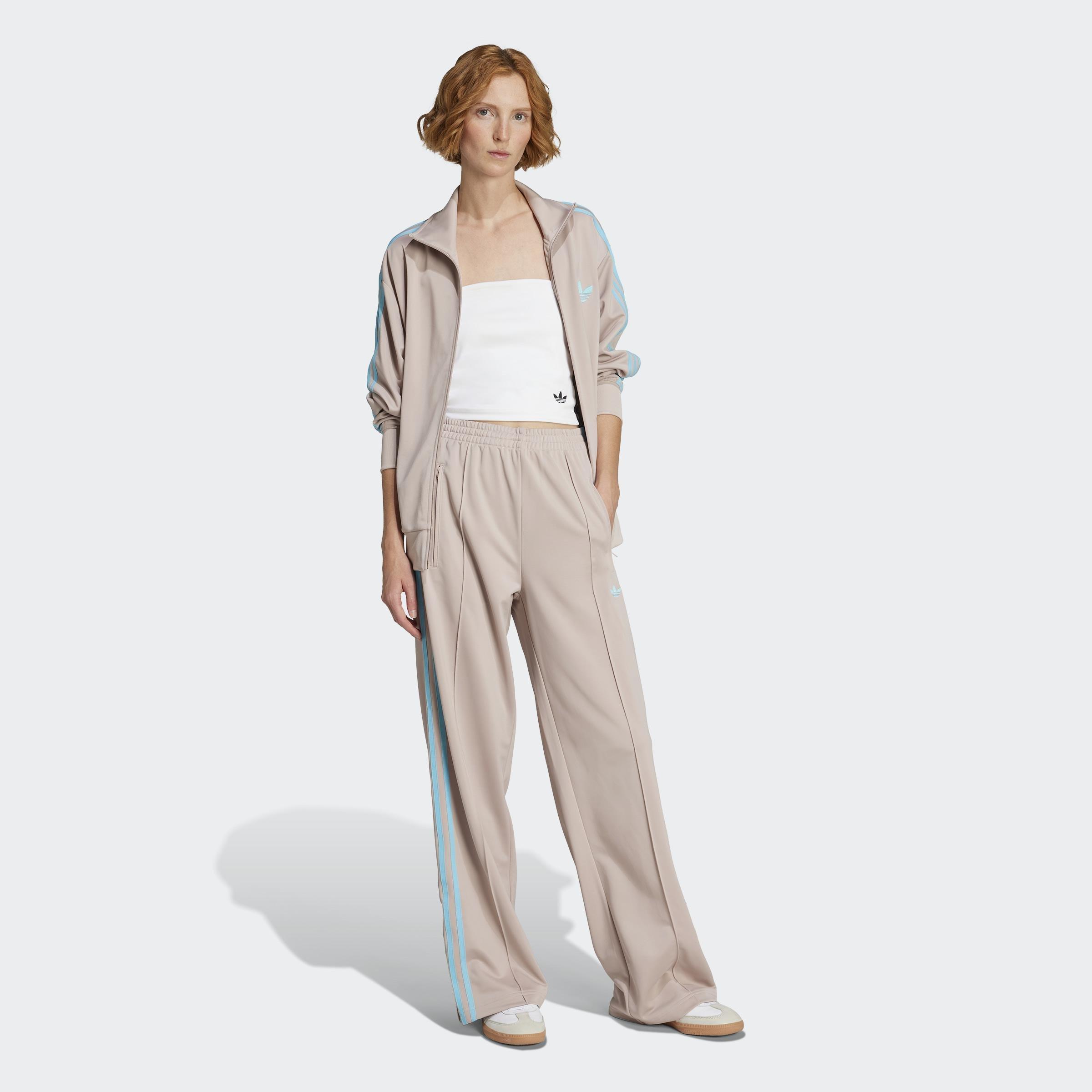 Adicolor Classic Firebird Loose Track Tracksuit Bottoms, Brown, A901_ONE, large image number 4