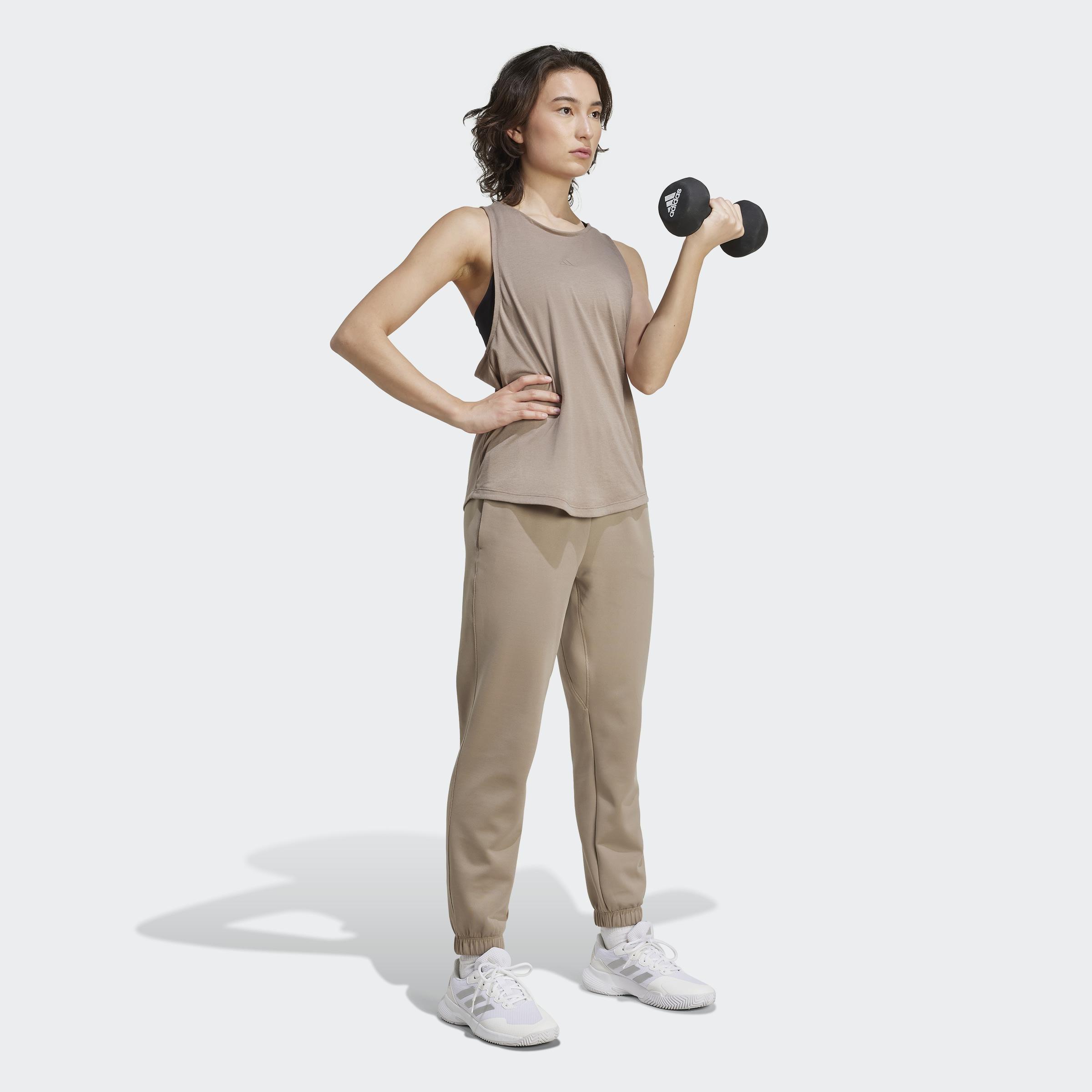 Yoga Essentials Pant With Cuffs, Brown, A901_ONE, large image number 5