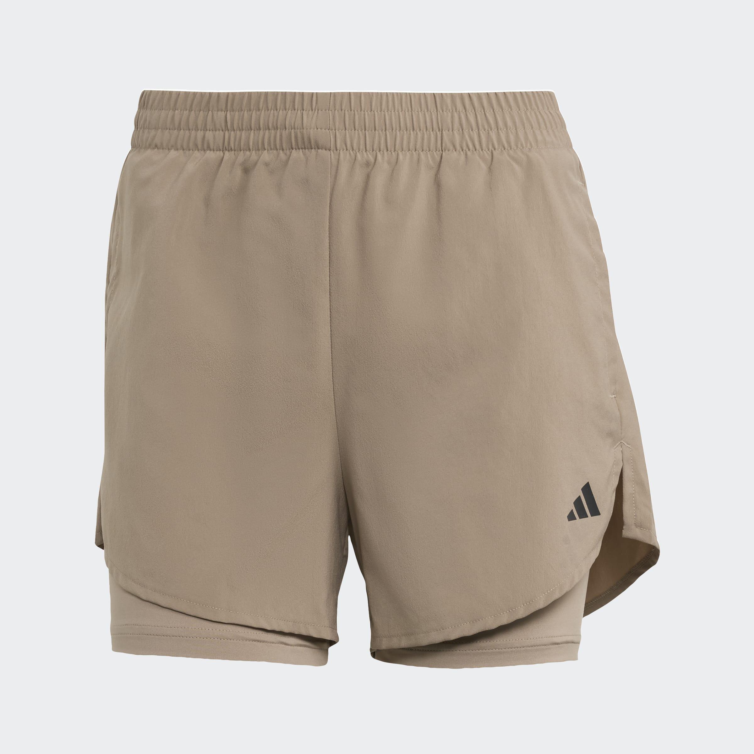 Aeroready Made For Training Minimal Two-In-One Shorts, Brown