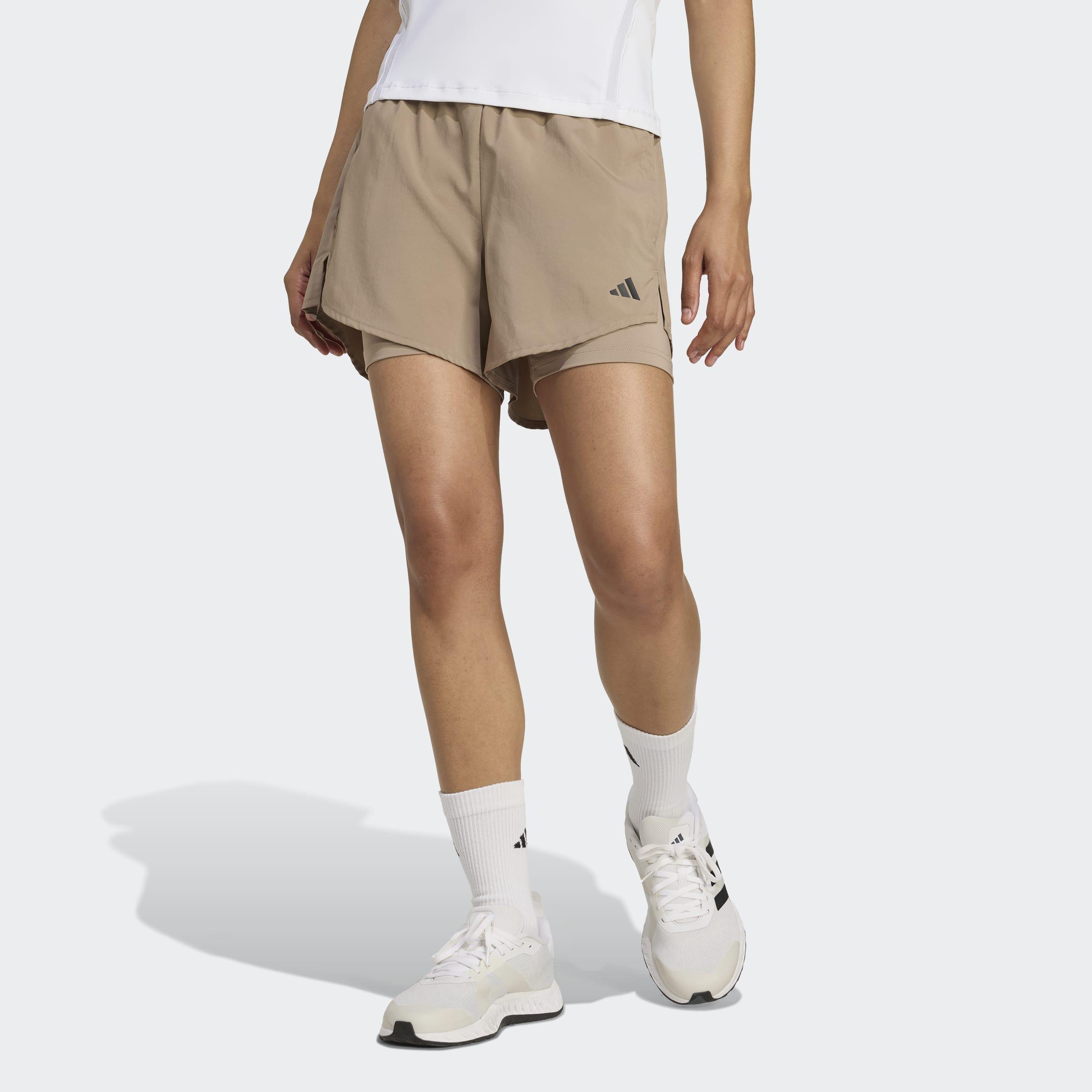 Aeroready Made For Training Minimal Two-In-One Shorts, Brown, A901_ONE, large image number 5