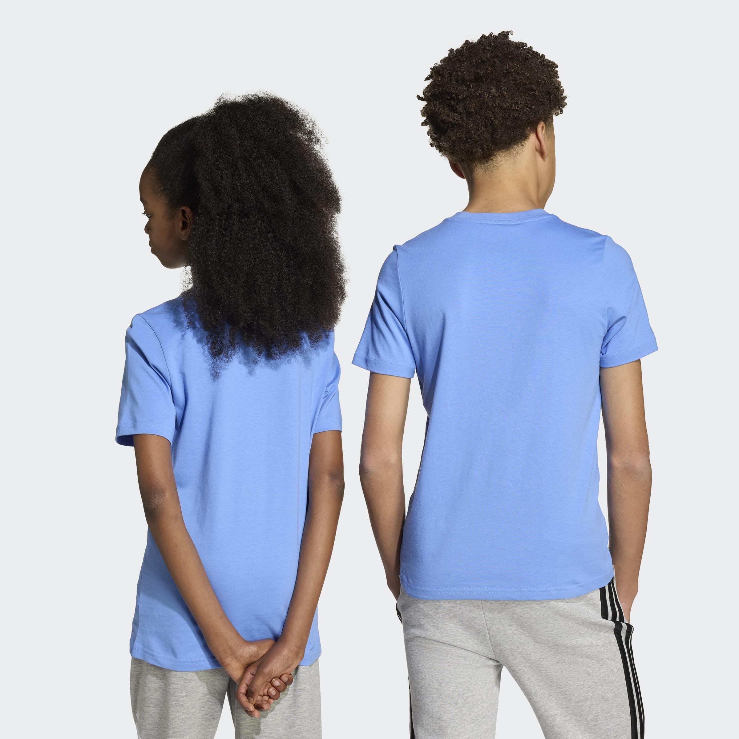 Kids Unisex Winter Sports Graphic T-Shirt, Blue, A901_ONE, large image number 1
