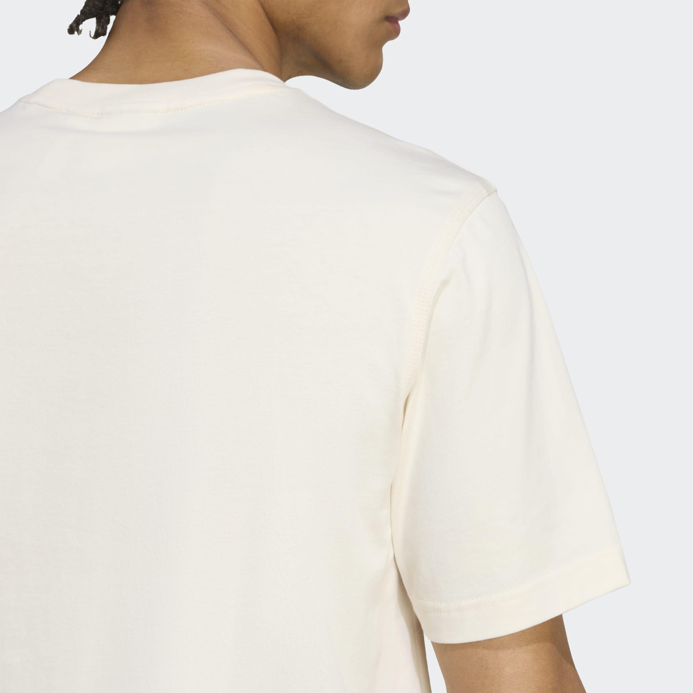 Trefoil Essentials Tee, White, A901_ONE, large image number 2
