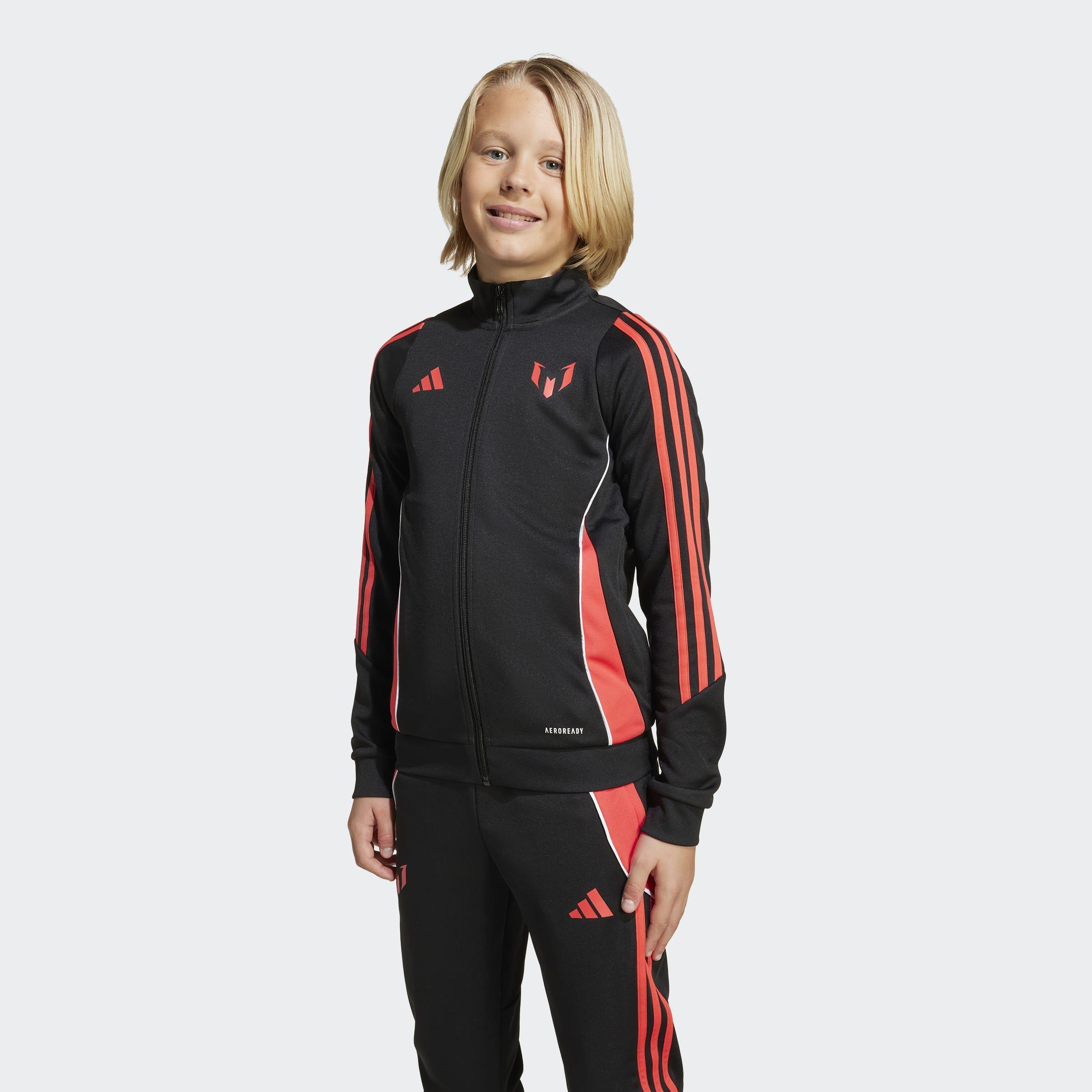 Kids Unisex Messi Jacket, Black, A901_ONE, large image number 7