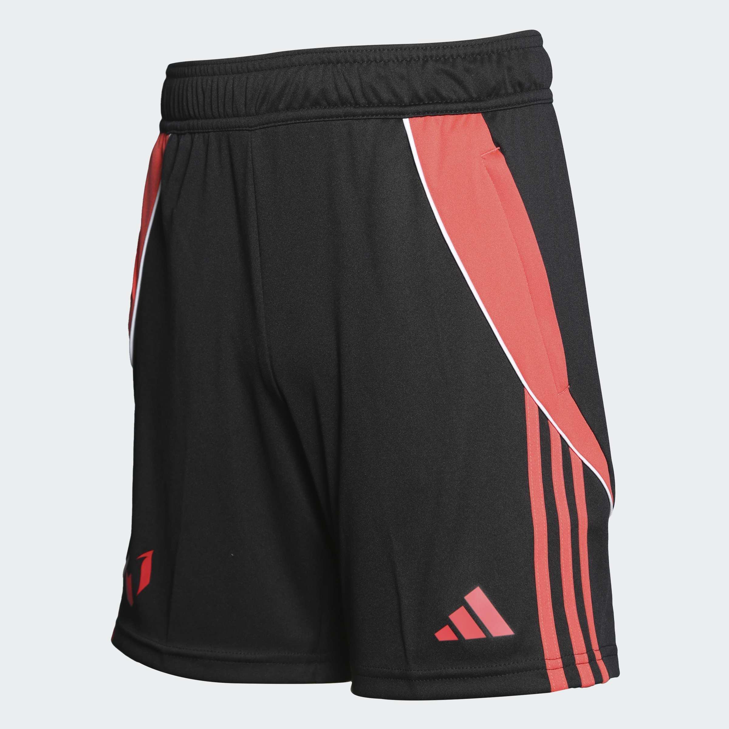Kids Unisex Messi Shorts, Black, A901_ONE, large image number 5