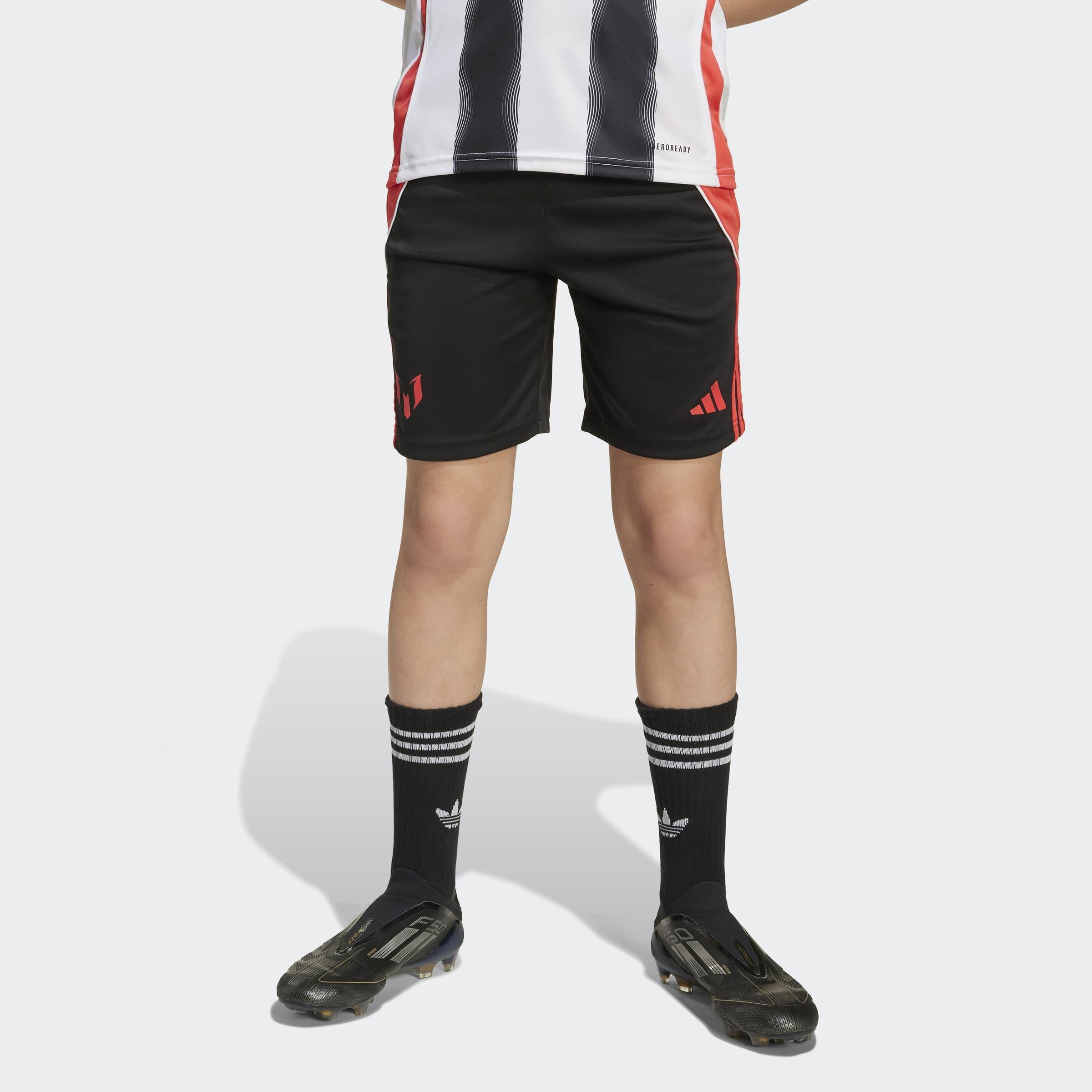 Kids Unisex Messi Shorts, Black, A901_ONE, large image number 10