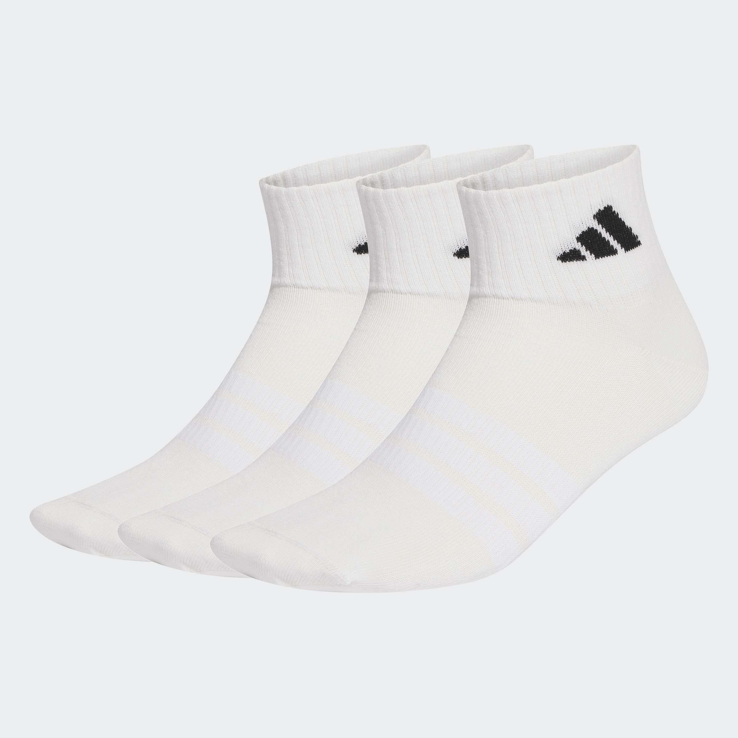Unisex Thin&Light Sportswear Ankle Socks - 3 Pair Pack, White, A901_ONE, large image number 0