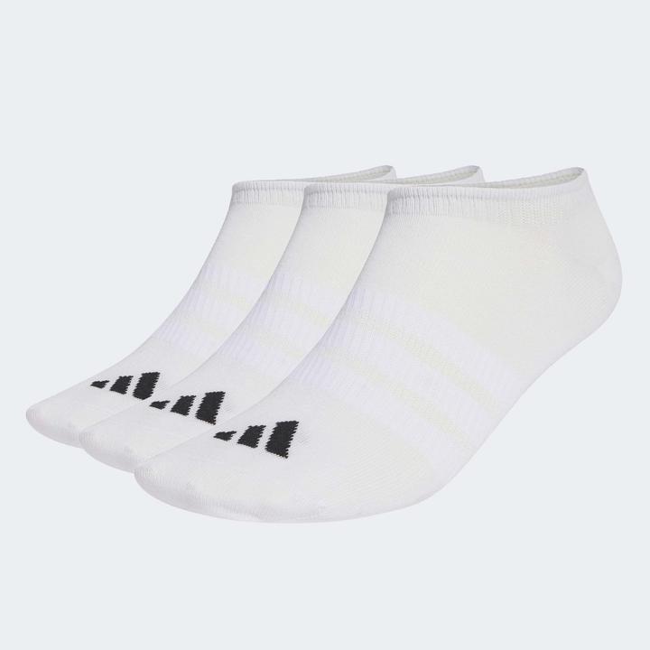 Unisex Thin&Light Sportswear No Show Socks - 3 Pair Pack, White, A901_ONE, large image number 0
